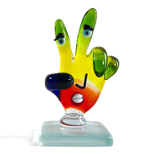 Picasso Hand | Emoji | Murano Glass