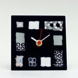 glass table clock