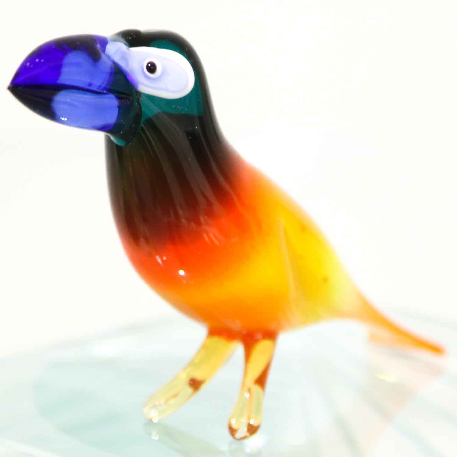 Toucan en verre de Murano