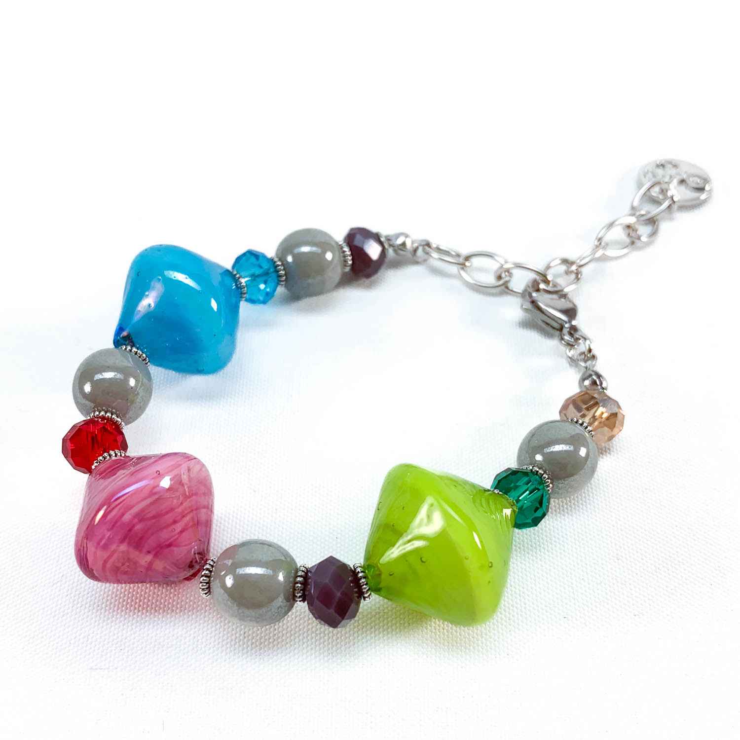 Bracelet Coreana perles de verre de Murano