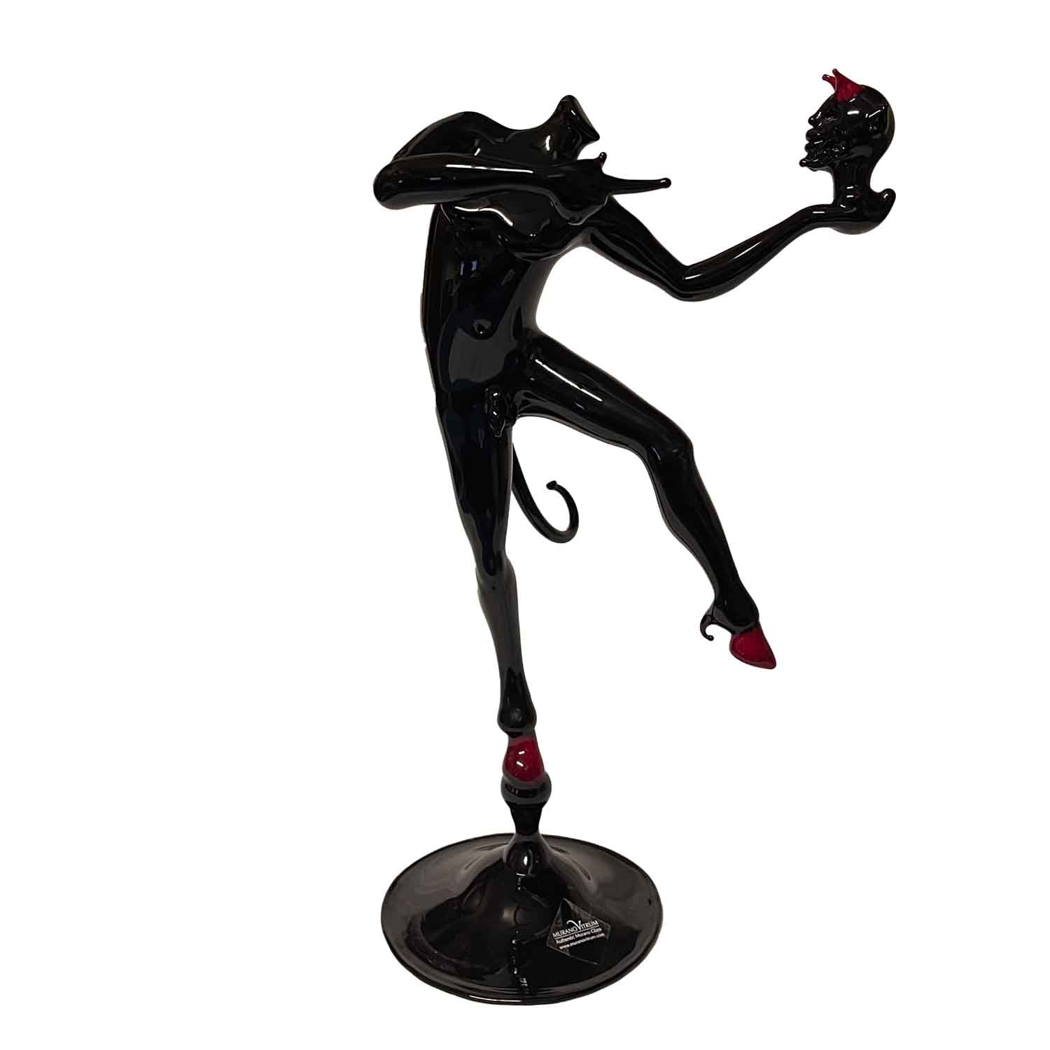 Beheaded devil - murano glass