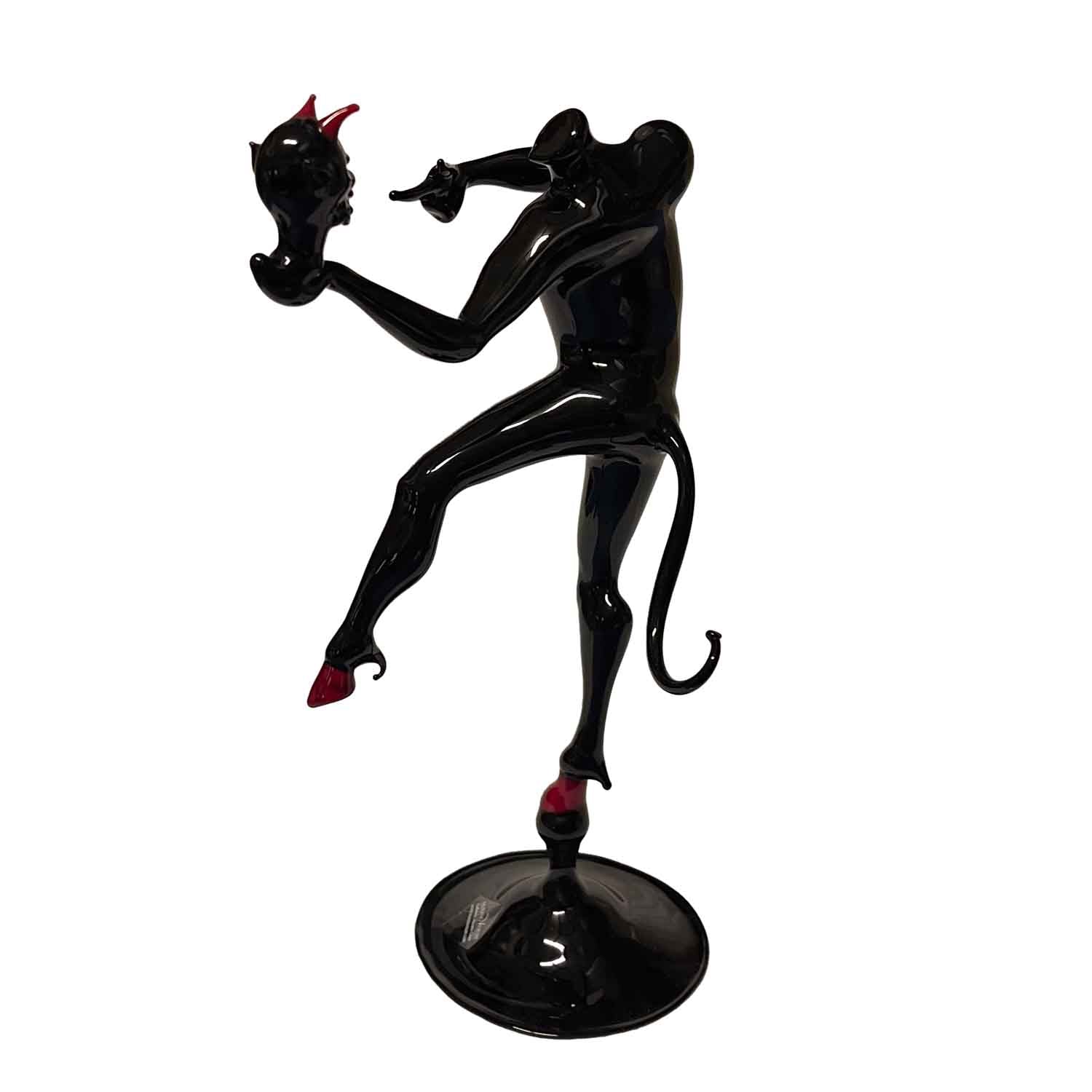 Beheaded devil - murano glass