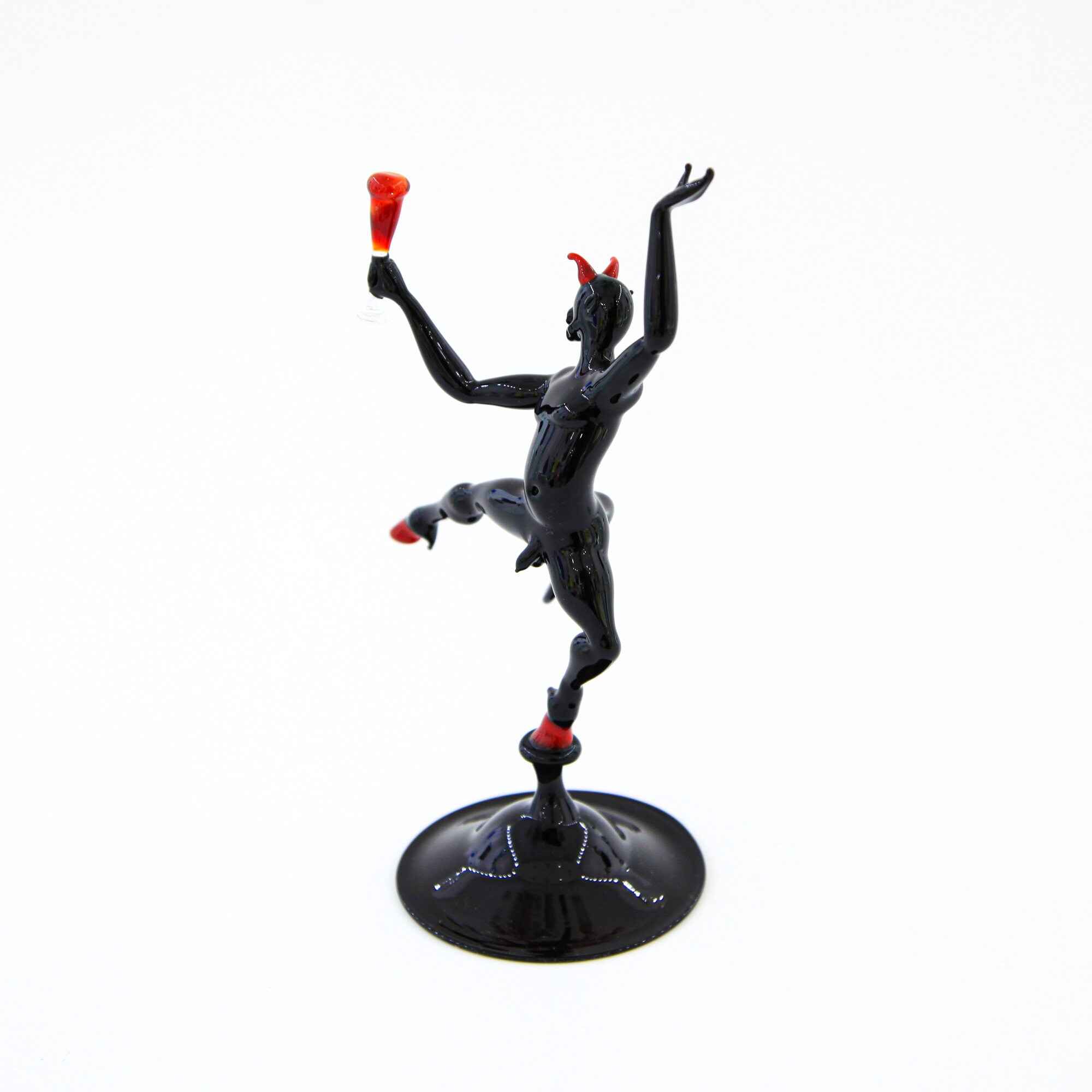 Dionisio Black Devil - Murano Glass