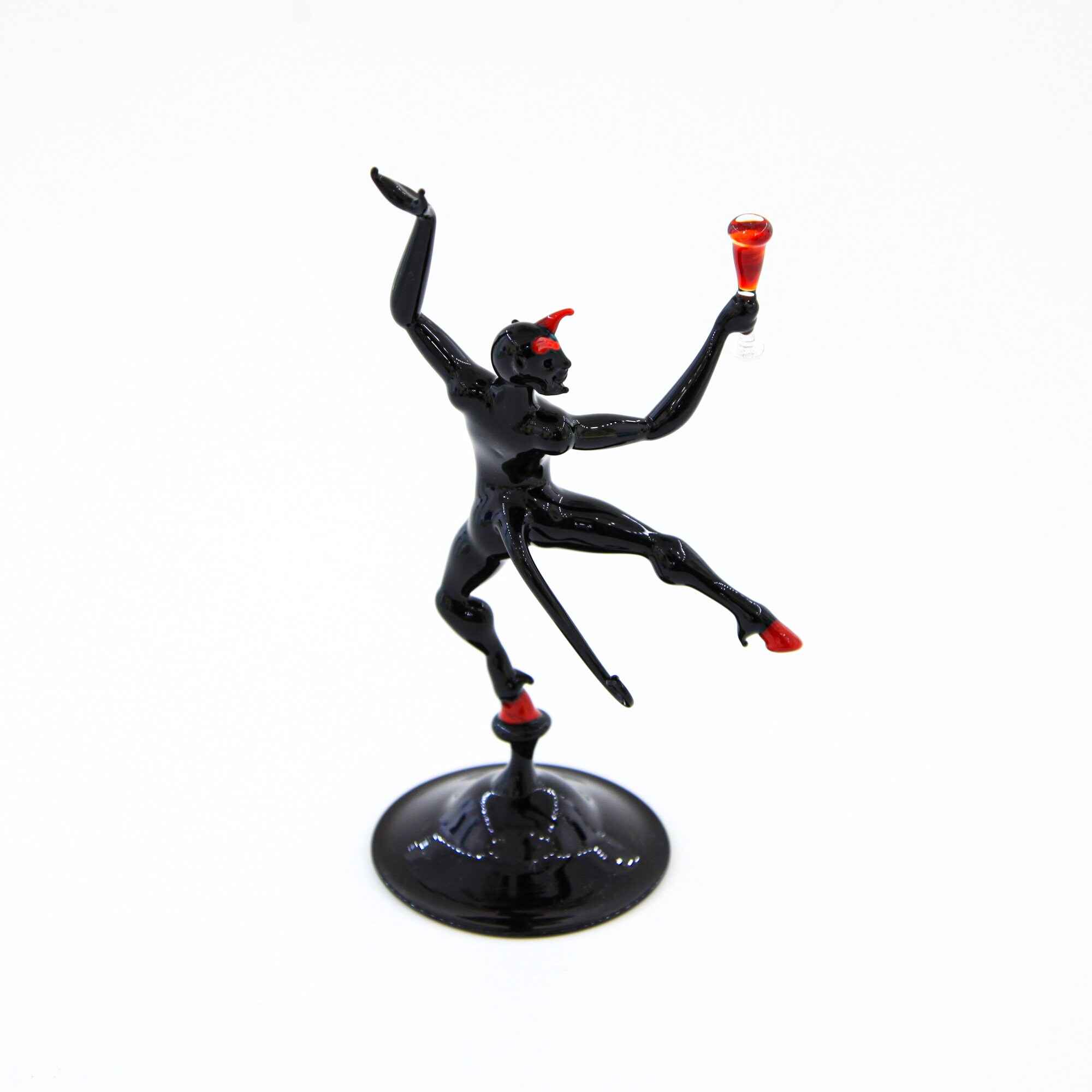 Dionisio Black Devil - Murano Glass