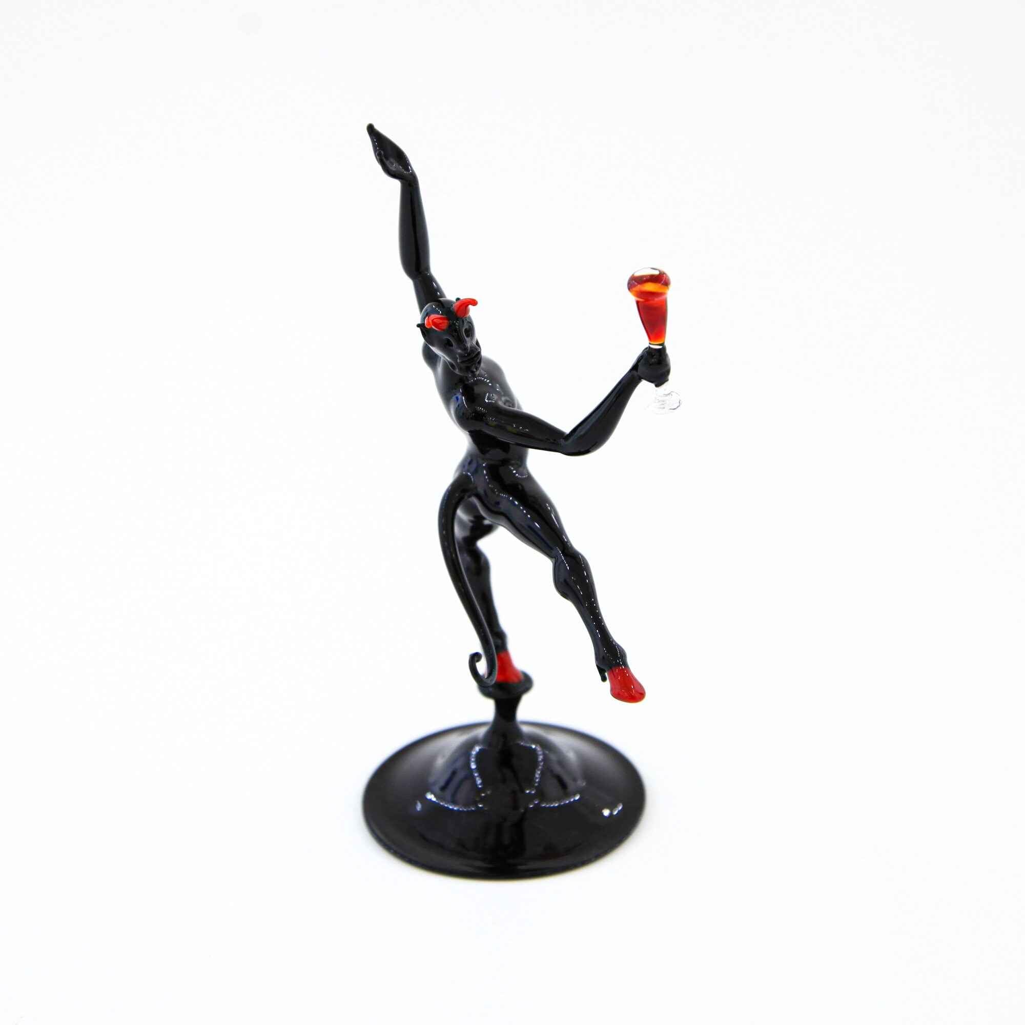 Dionisio Black Devil - Murano Glass