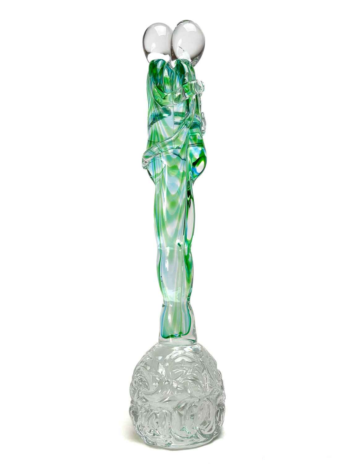 Lovers Figure Green and Crystal