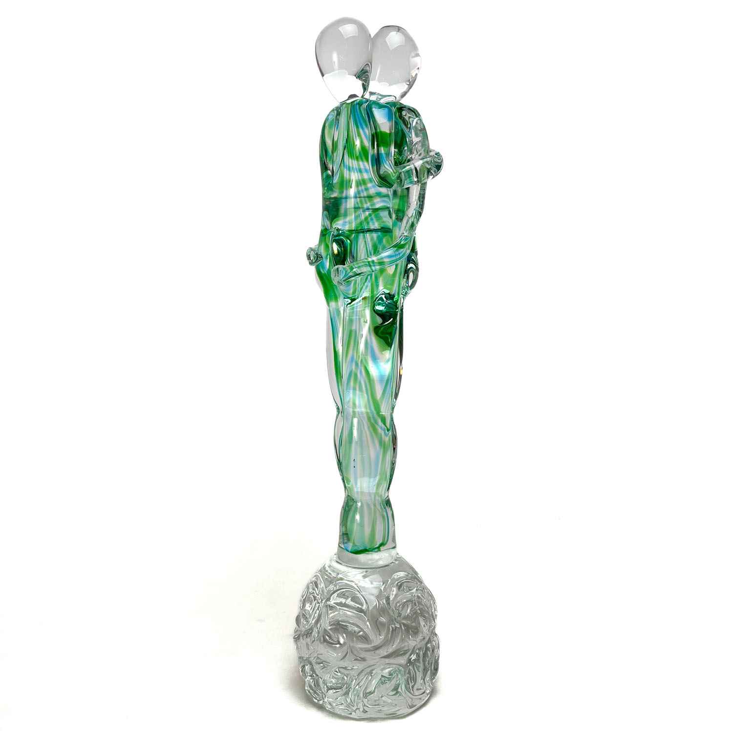 Lovers Figure Green and Crystal