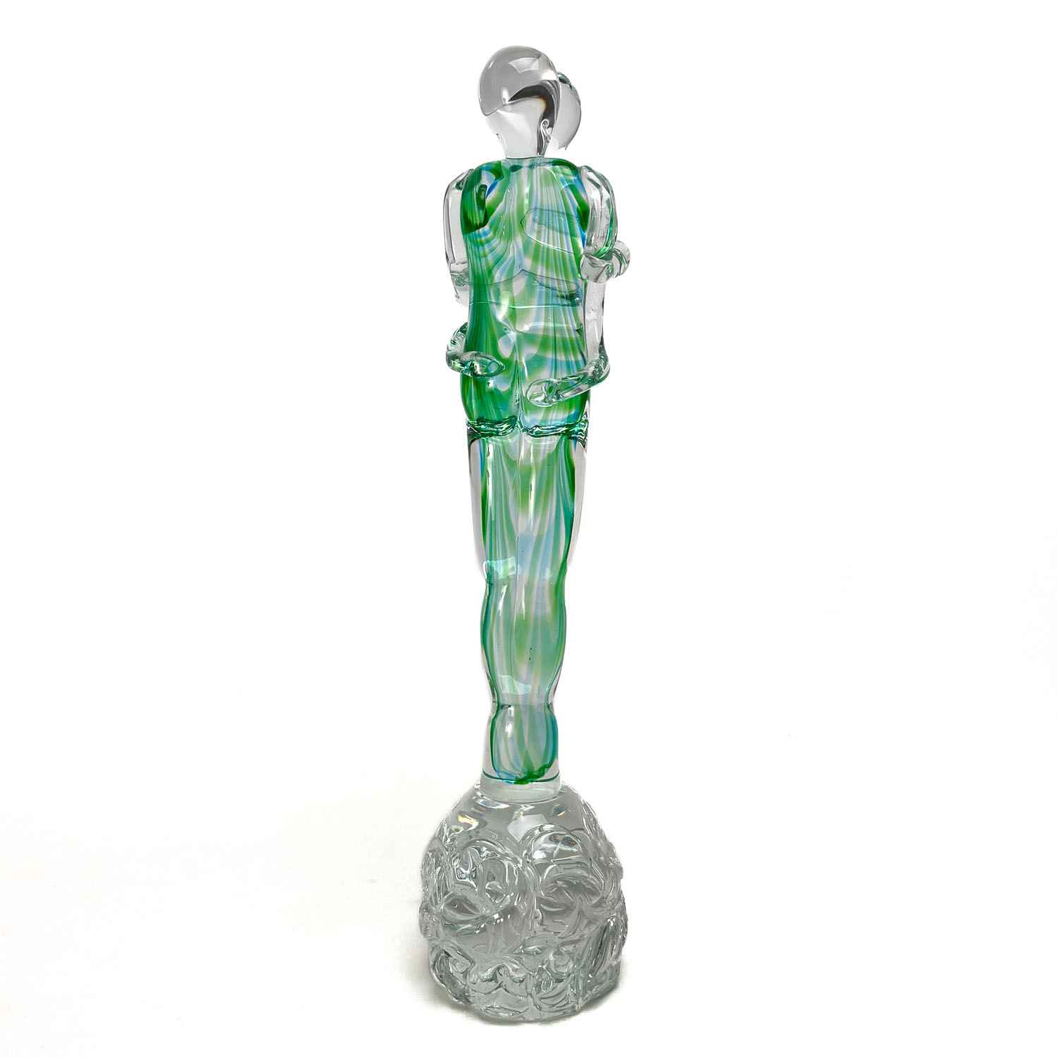 Lovers Figure Green and Crystal