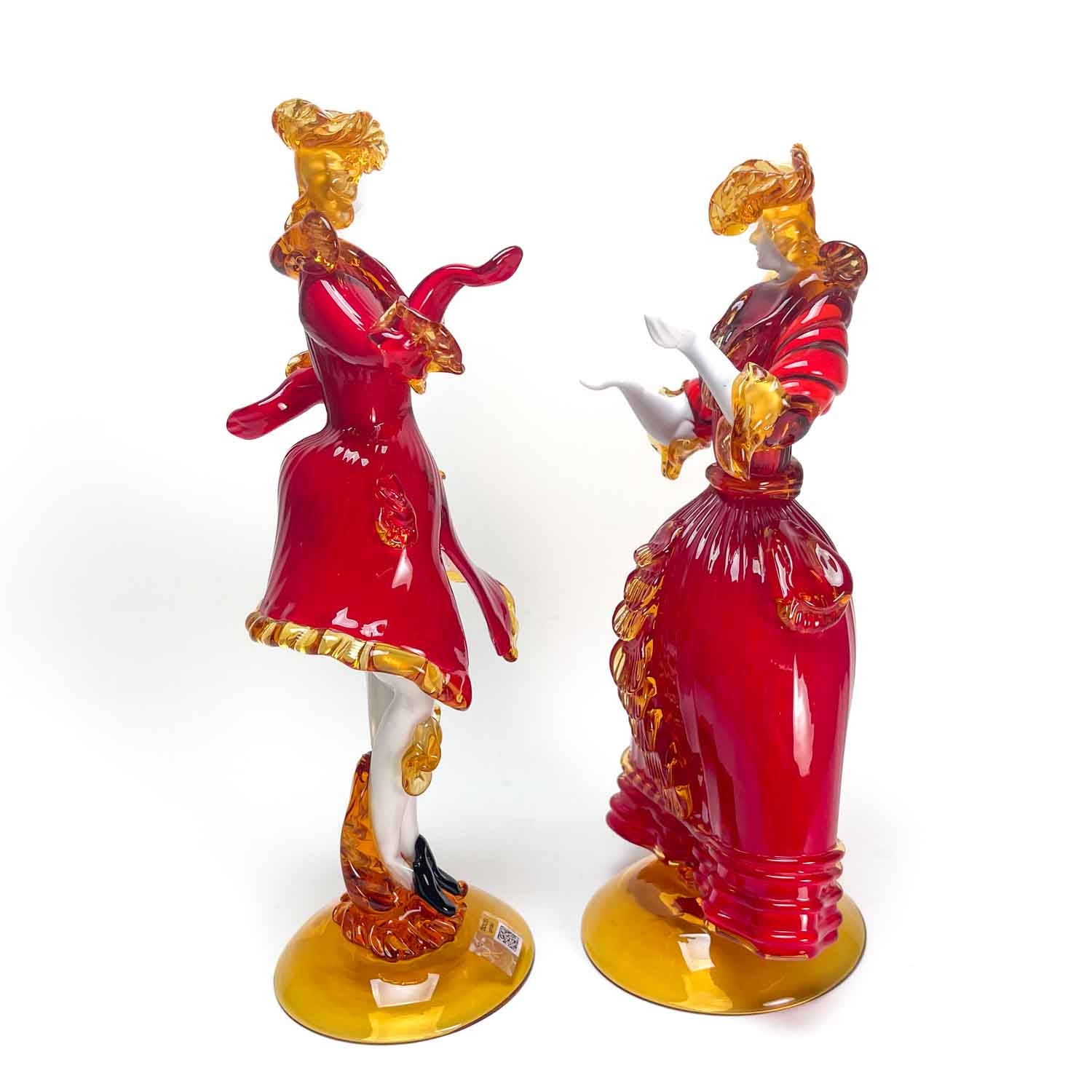 Goldoniane Couple - Murano Glass