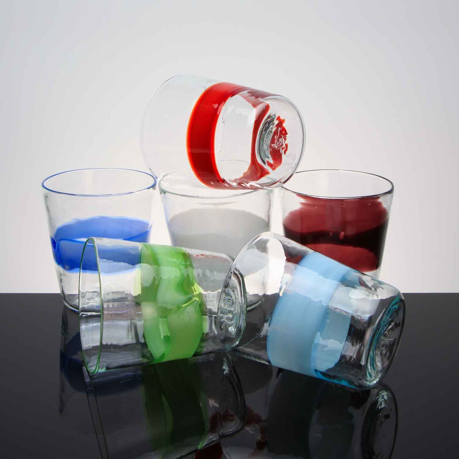 drinking glasses made in italy