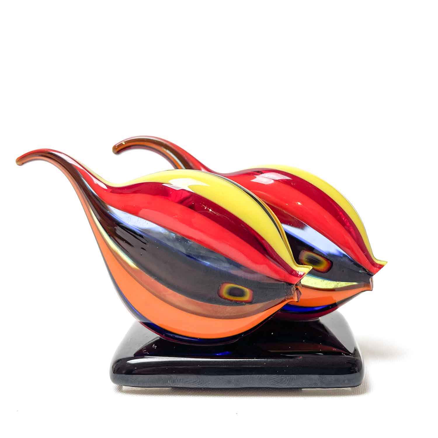 Couple de Poissons - Verre de Murano