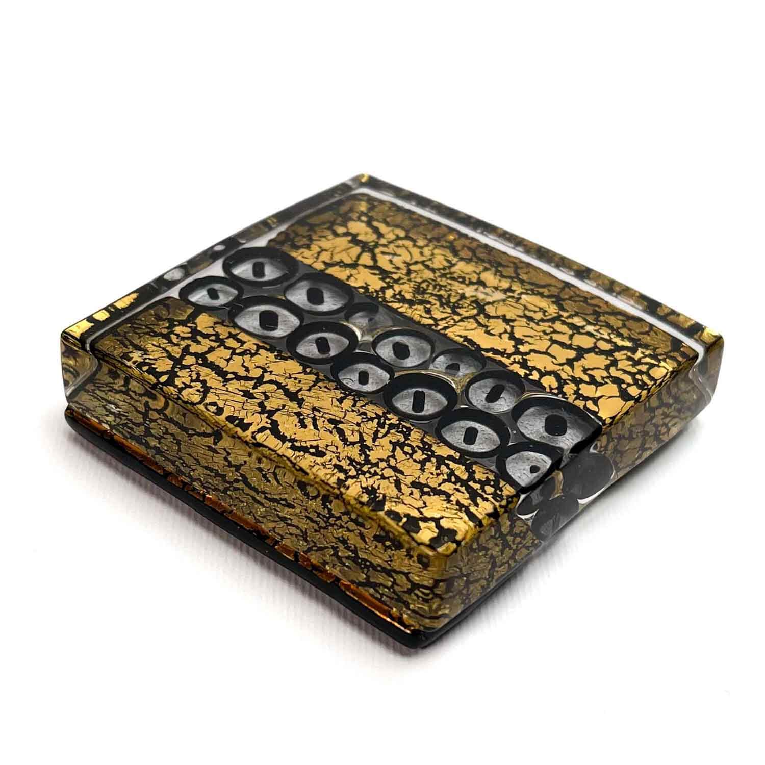 Elegant paperweight with murrine - Murano Glass