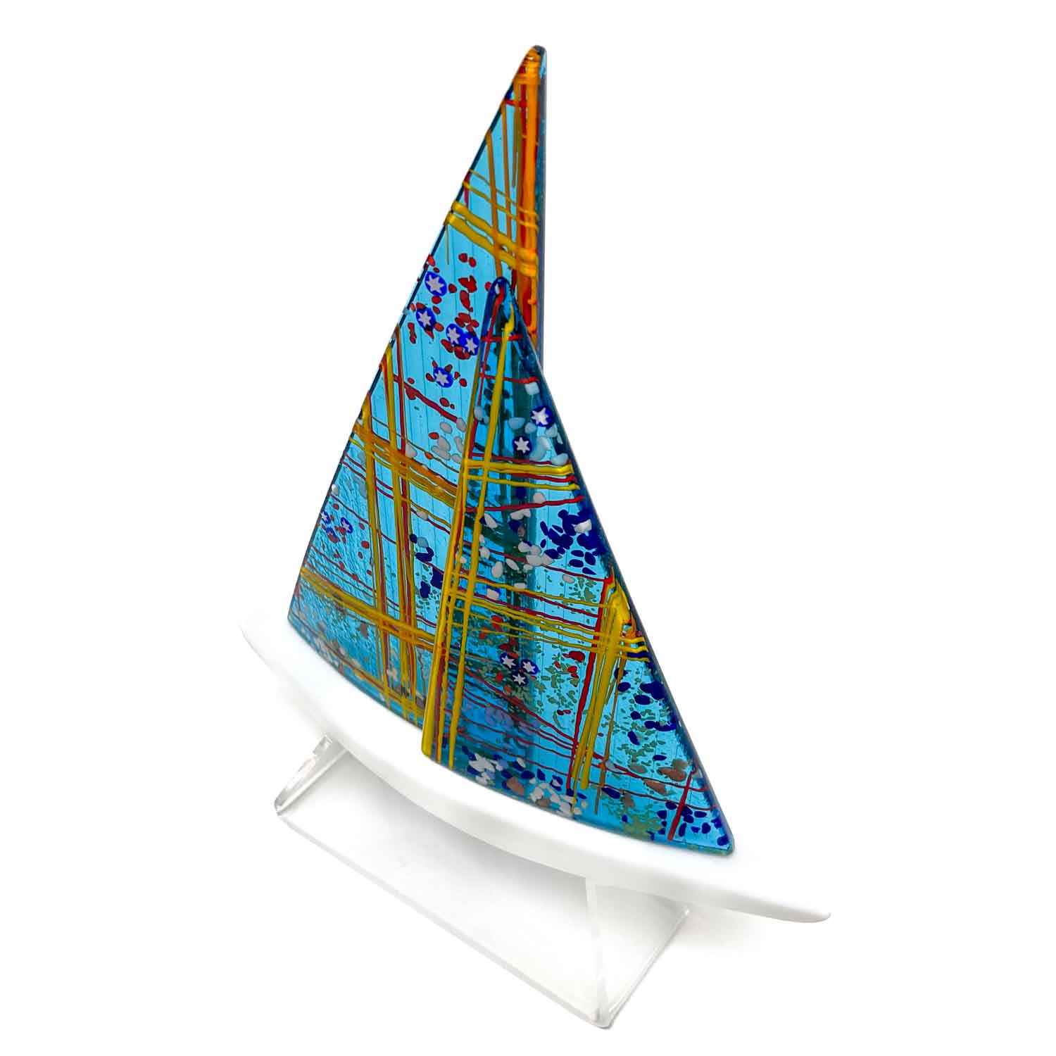 Sail Boat - Murano Glass