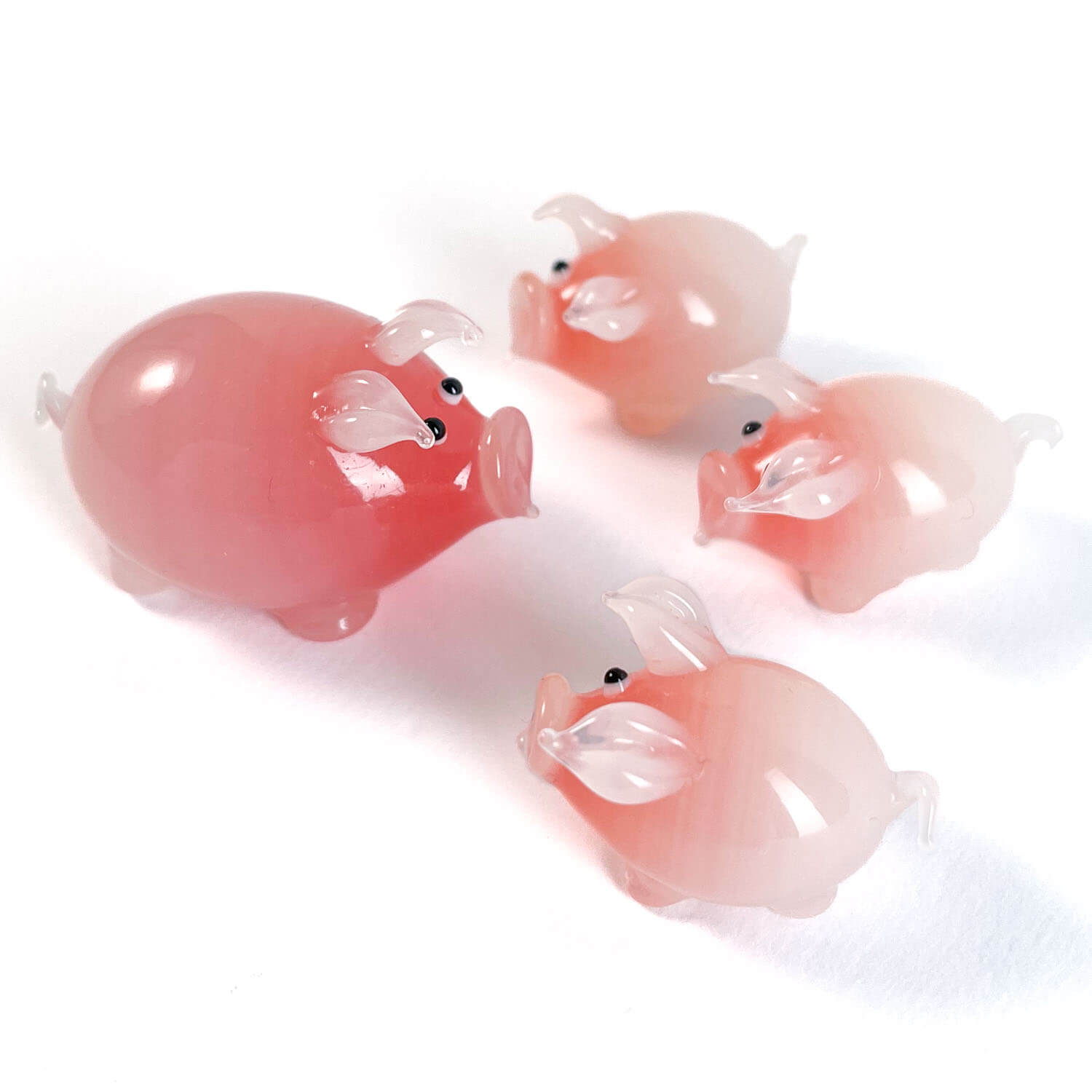 Pig Miniature "Piggley" -  Murano Glass