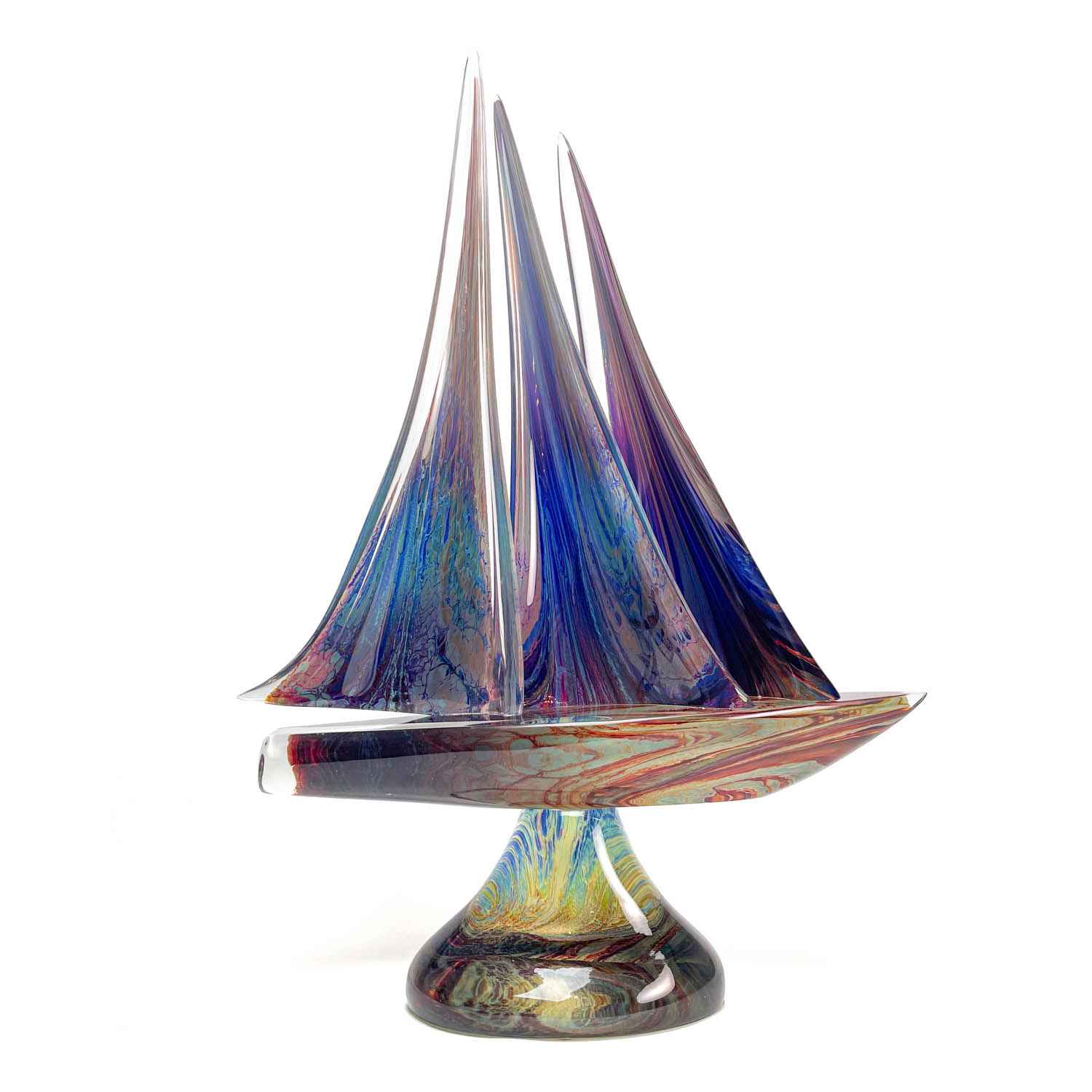 Calcédoine du Hollandais Volant - Verre de Murano