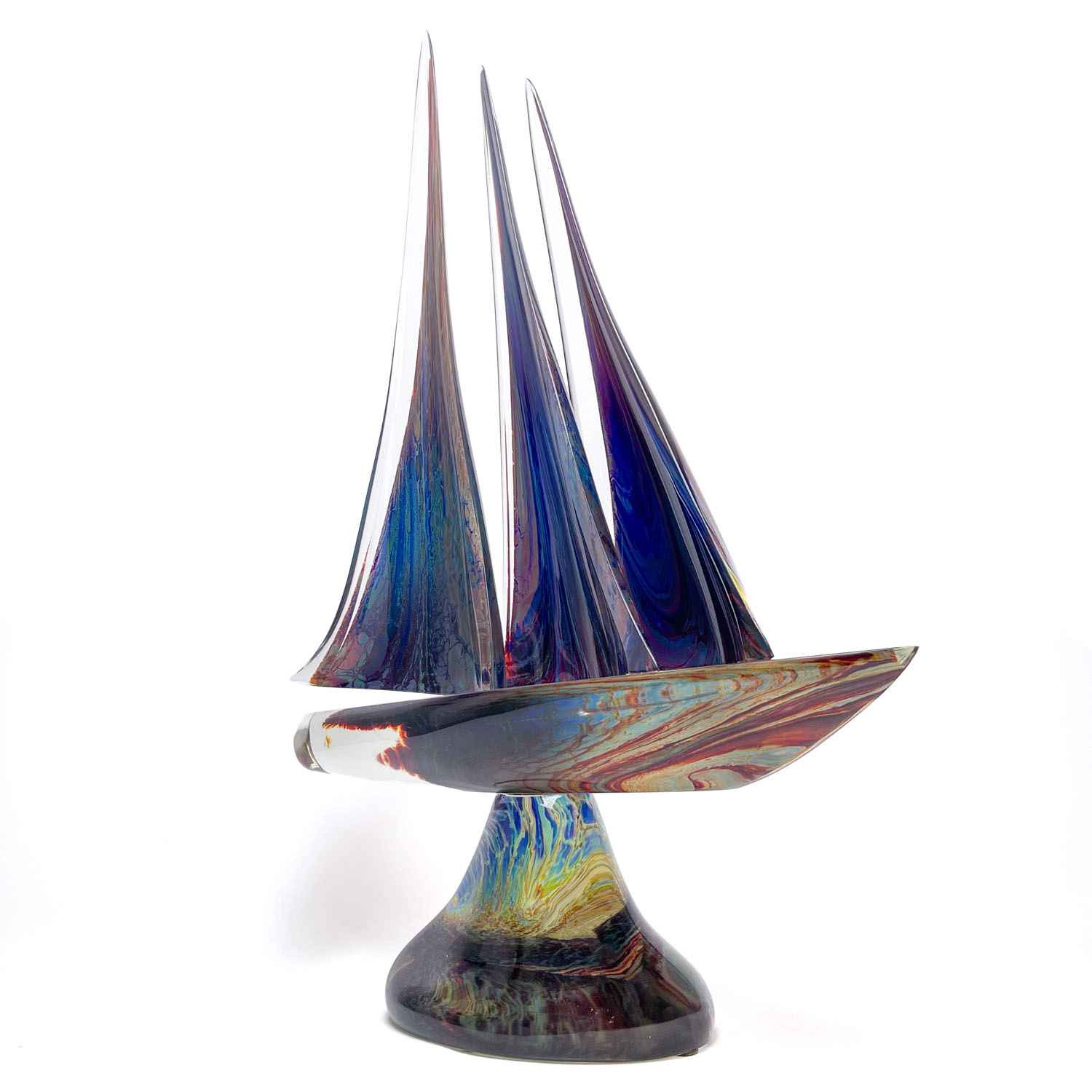 Calcédoine du Hollandais Volant - Verre de Murano