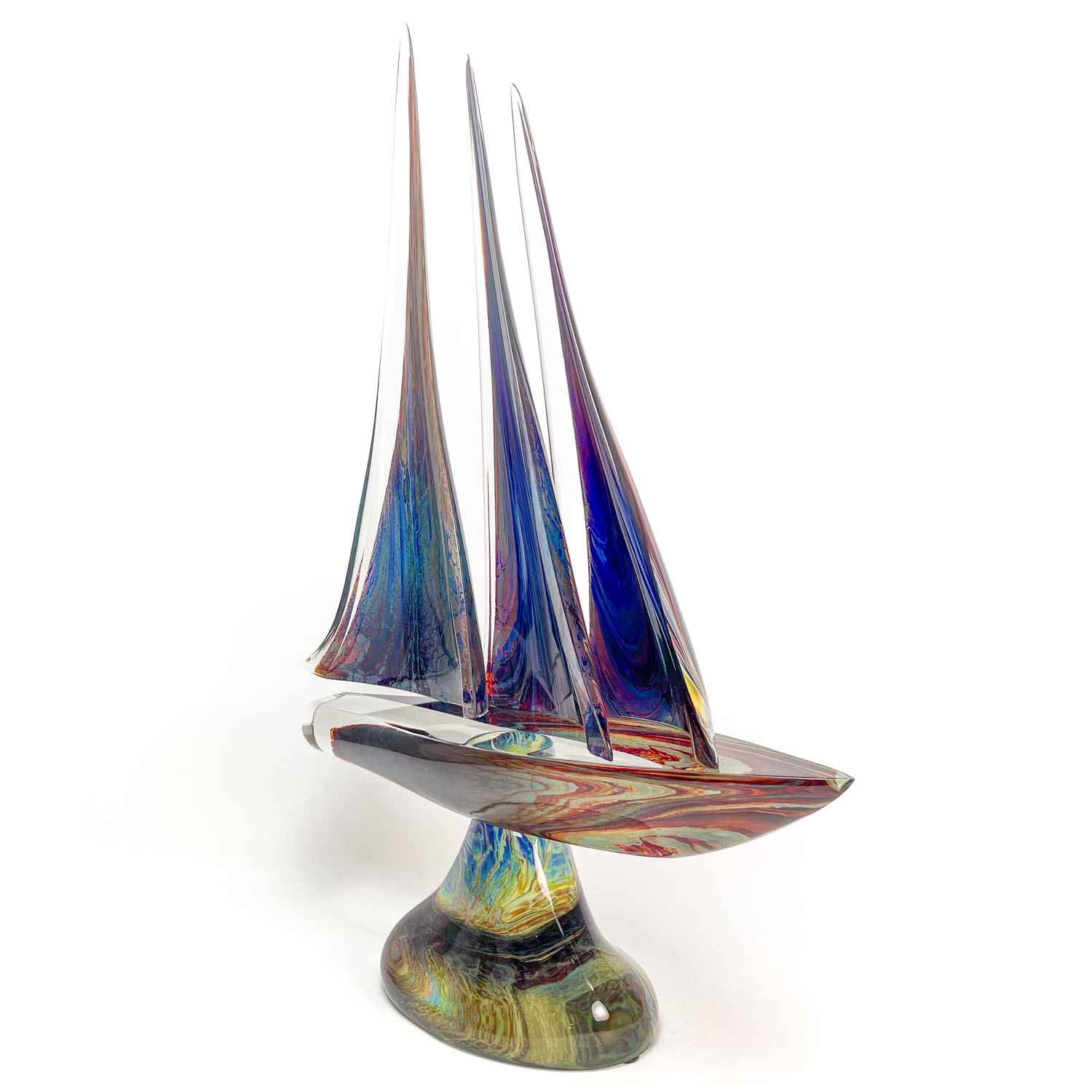 Flying Dutchman Chalcedony - Murano Glass