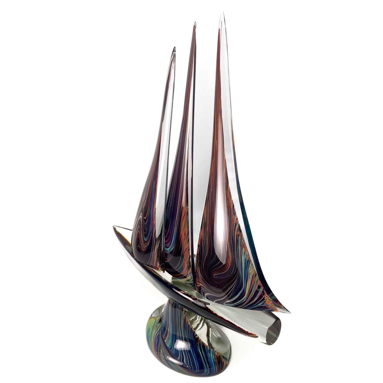 Flying Dutchman Chalcedony - Murano Glass