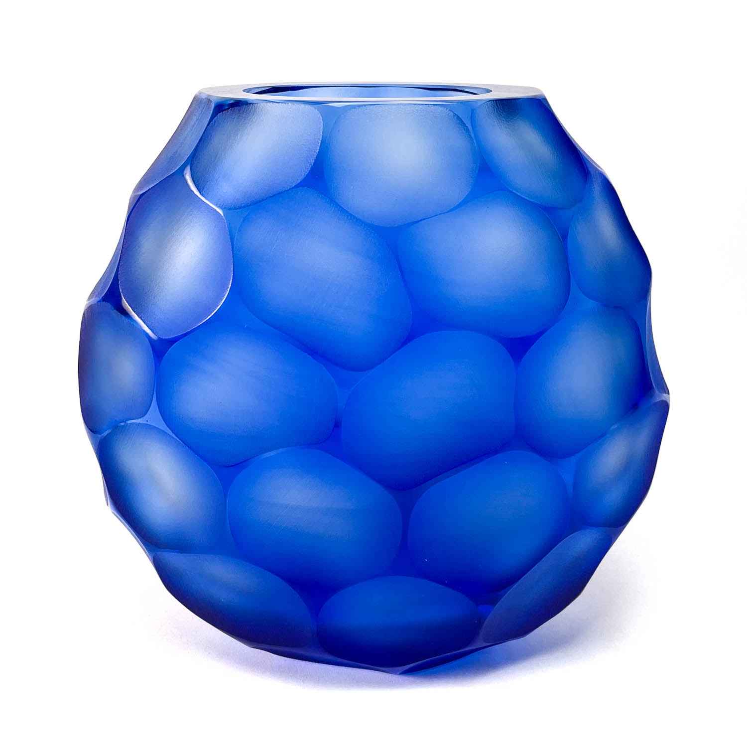 Pavone Vase Blue - Murano Glass