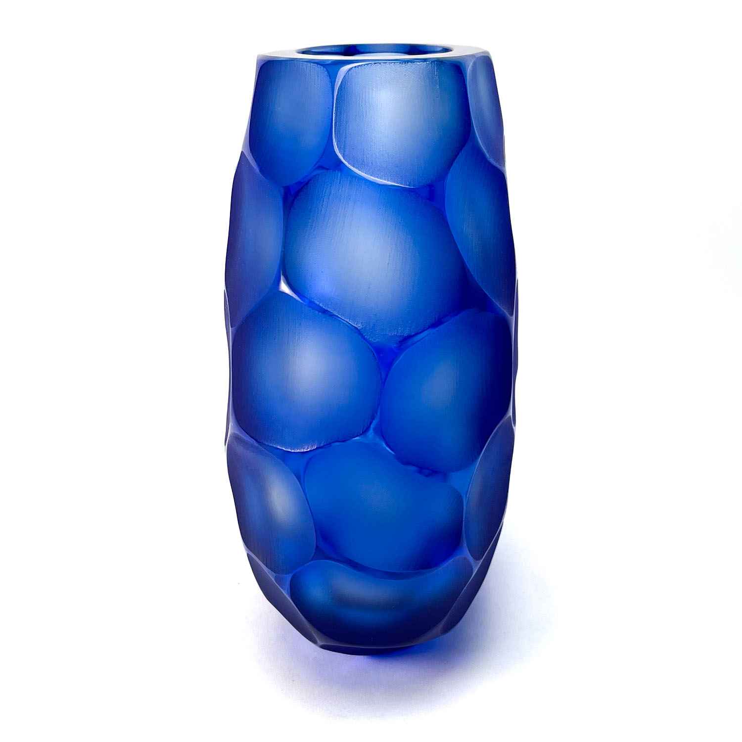 Pavone Vase Blue - Murano Glass