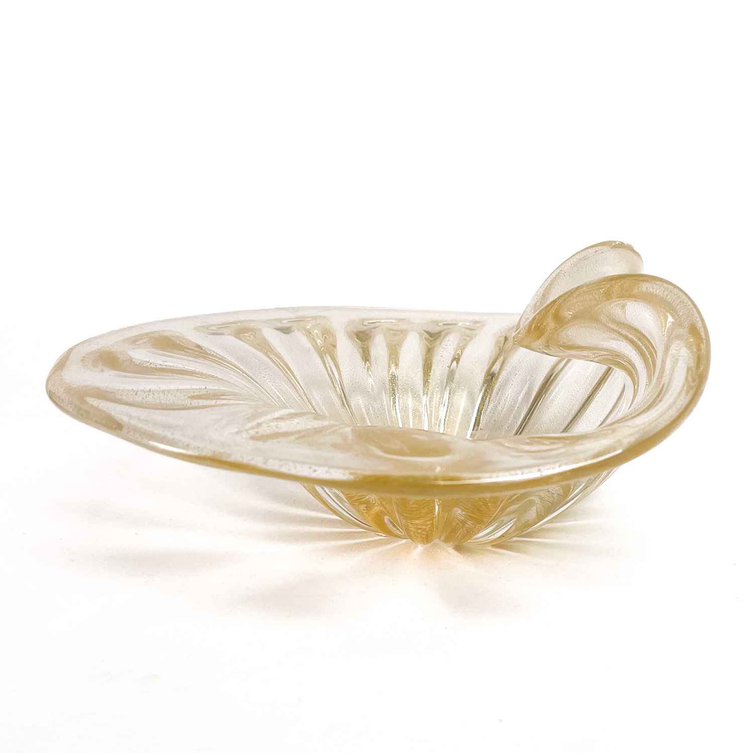 Gold Leaf Classic Centerpiece - Murano Glass