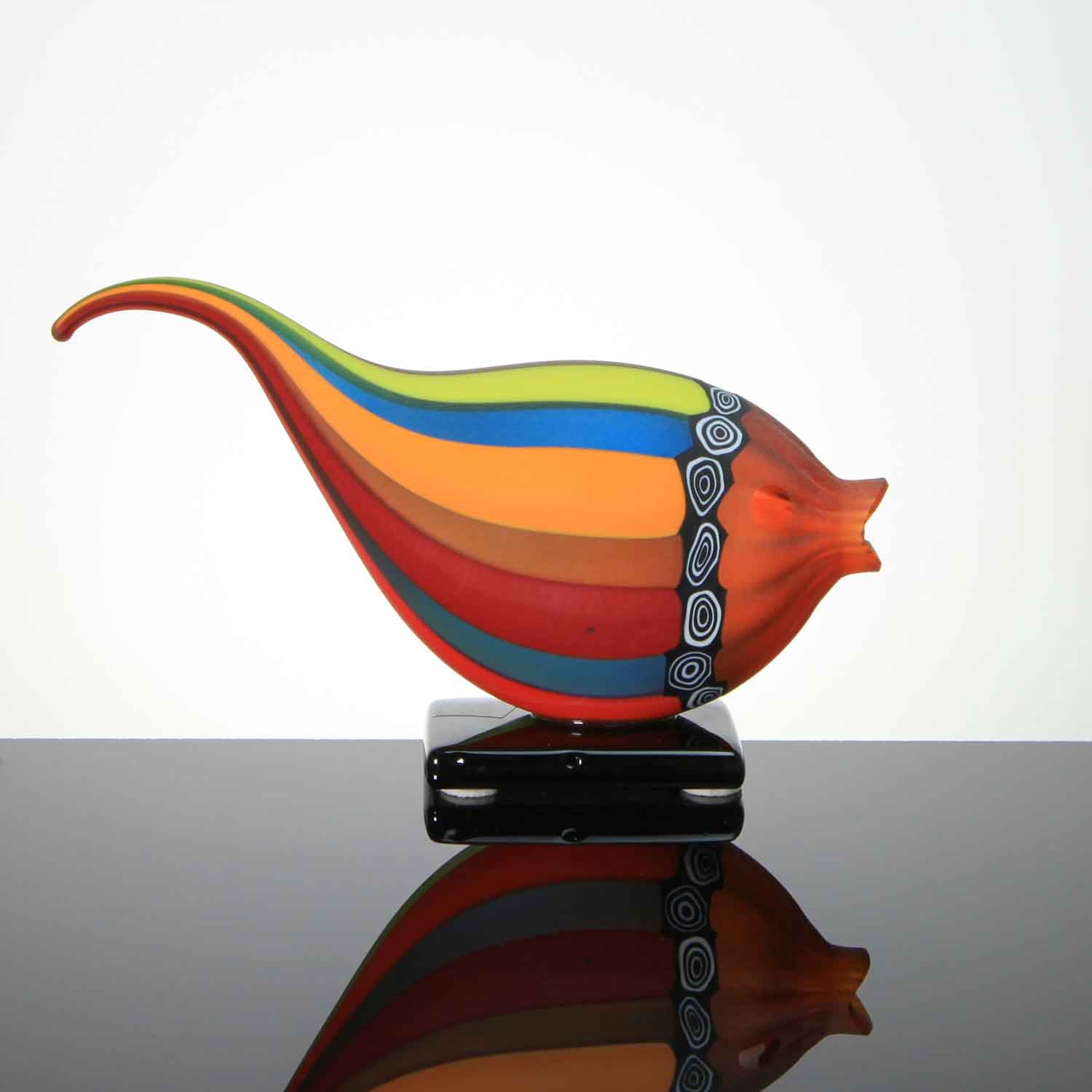 Big Colorful Fish- Murano Glass