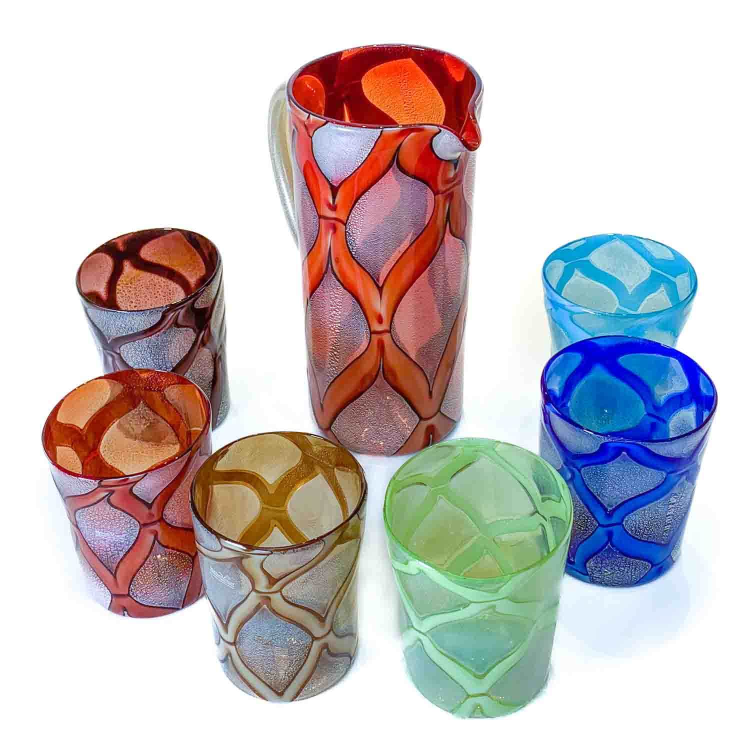 Verres à boire Reticolo - Lot de 6 pz