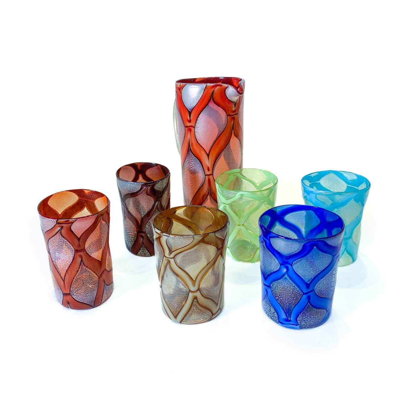 Verres à boire Reticolo - Lot de 6 pz