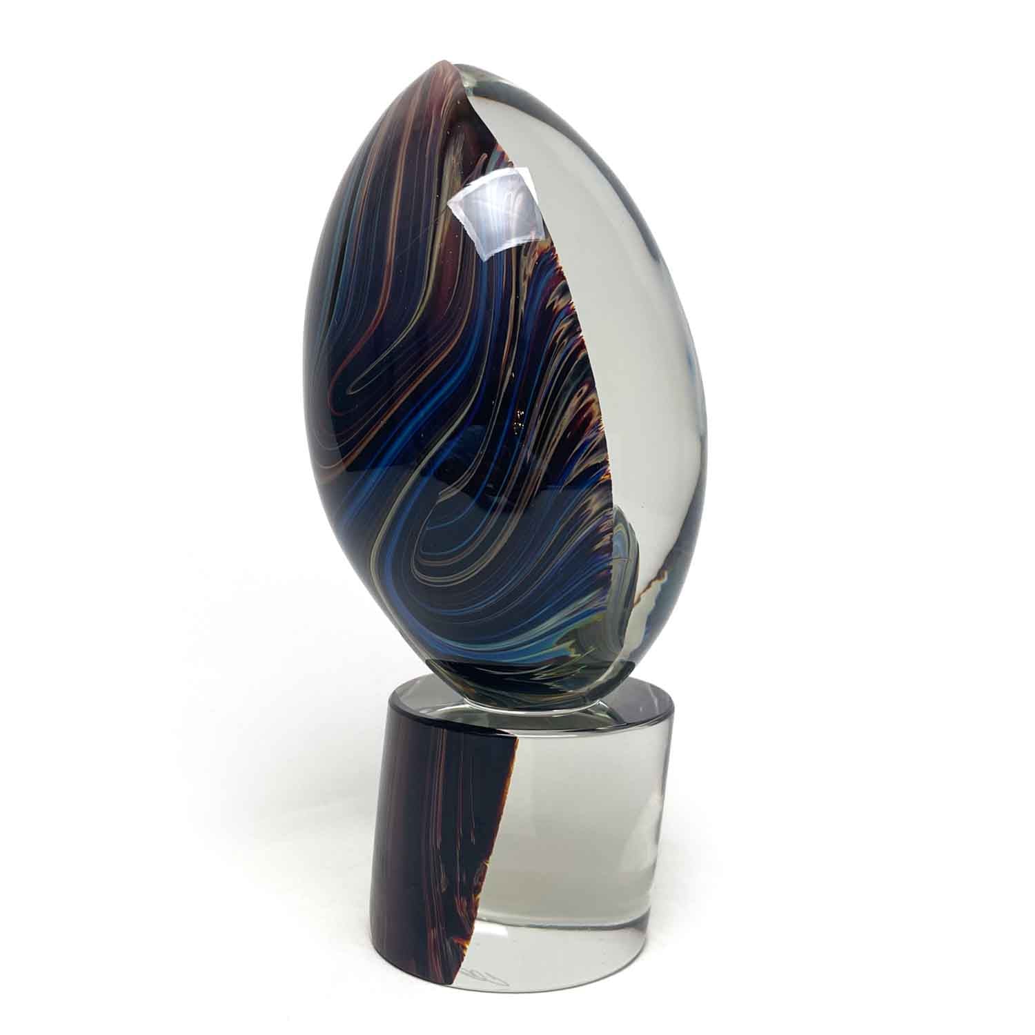 Murano Glass Calcedony Egg