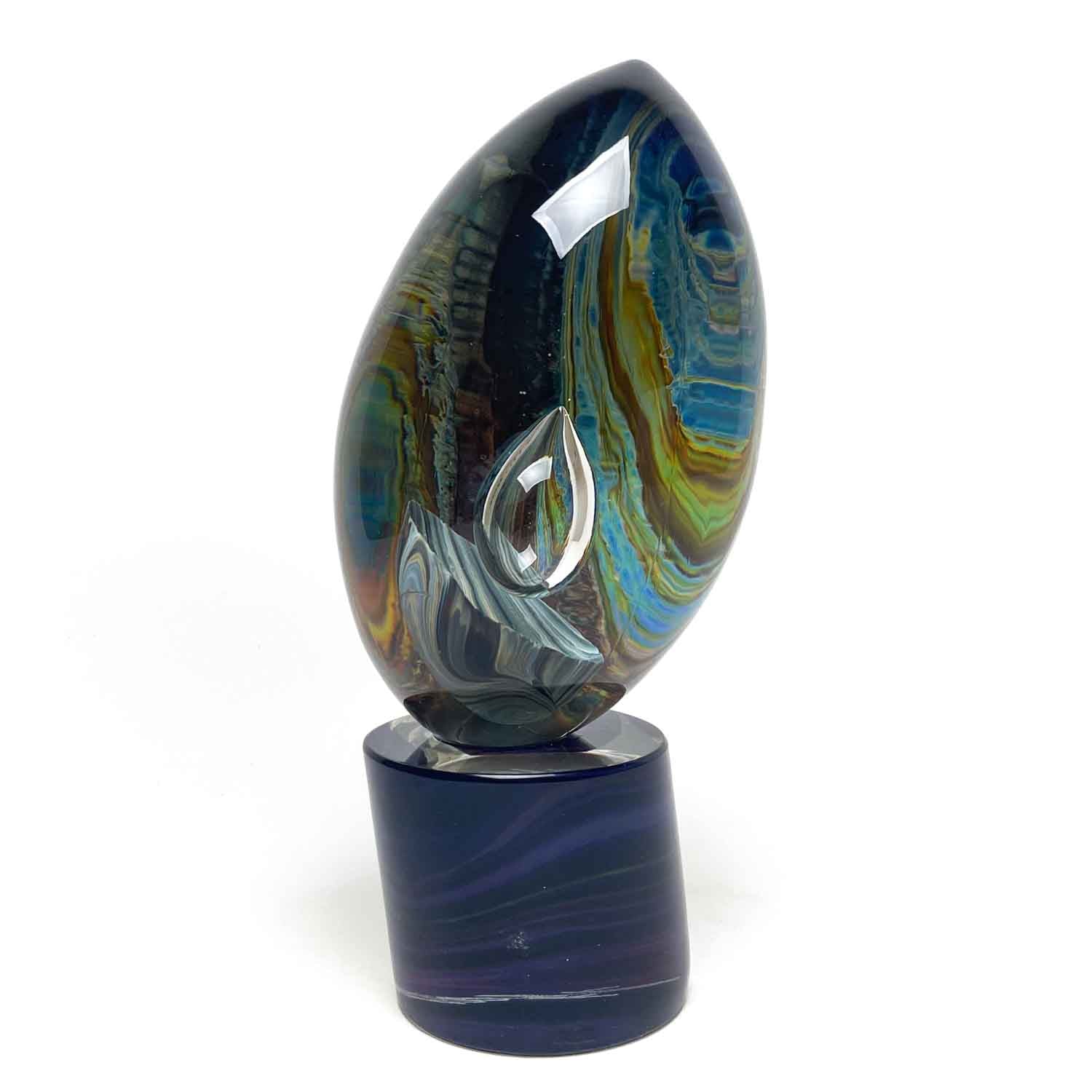 Murano Glass Calcedony Egg