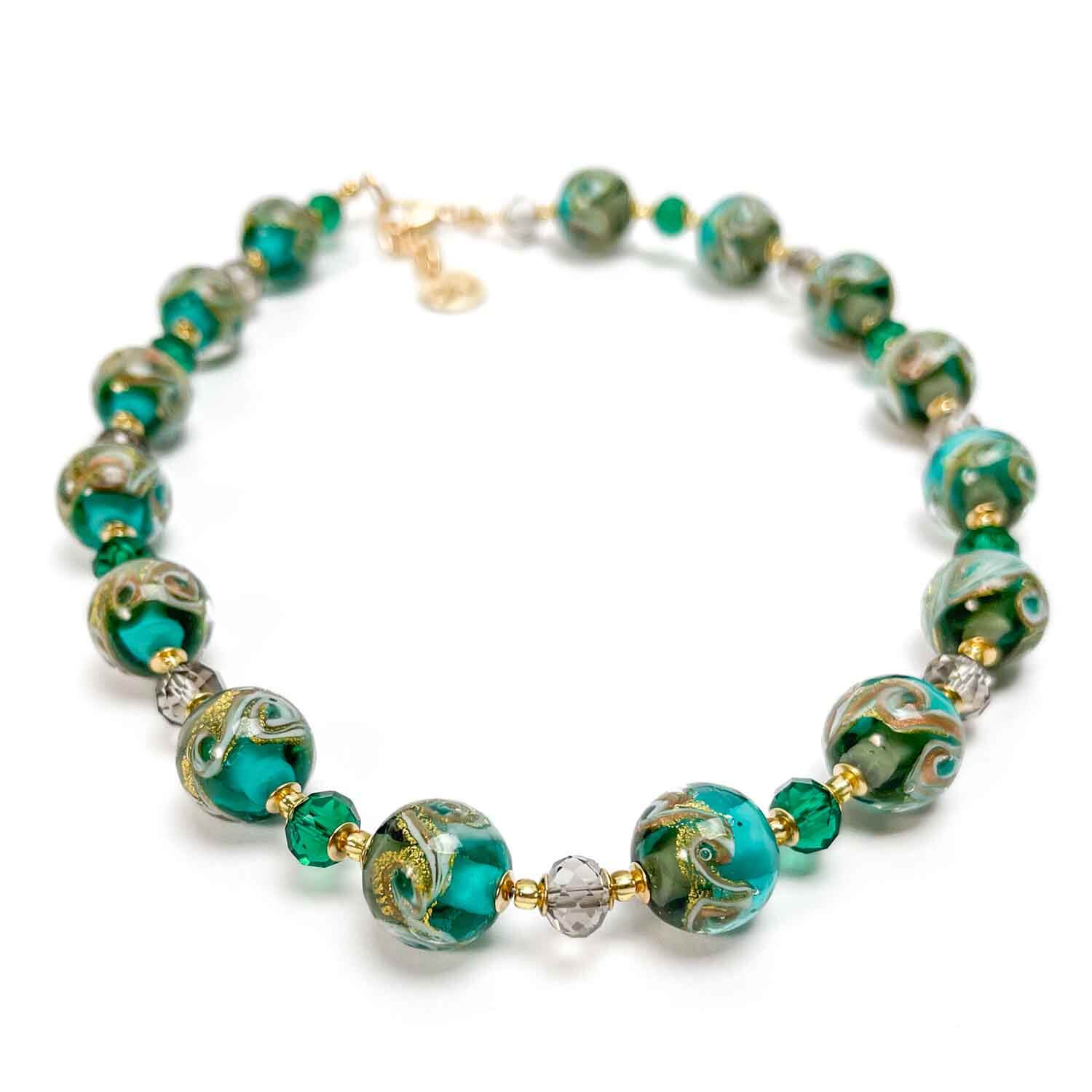 Bahia Necklace - Murano Glass Beads