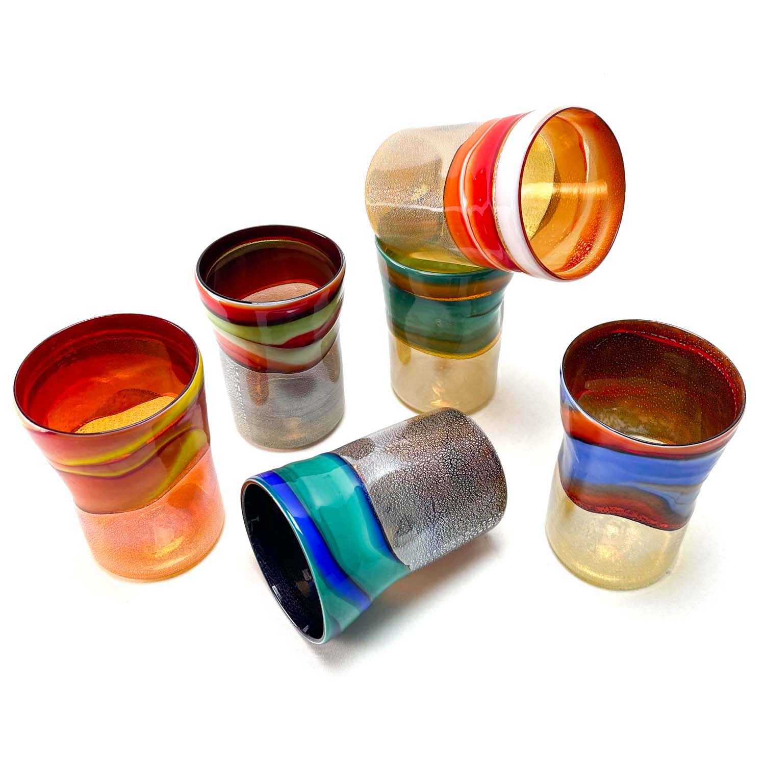 Verres à boire Reticolo - Lot de 6 pz