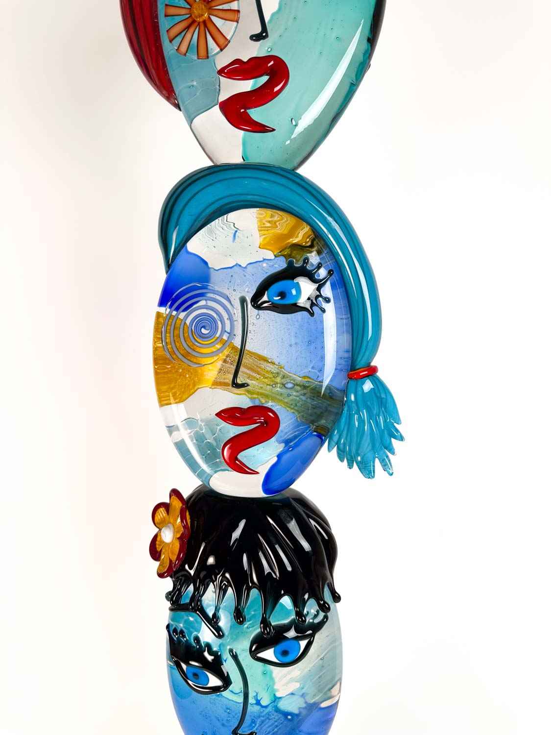 Homage to Picasso - Authentic Murano Glass - A Unique Work of Art