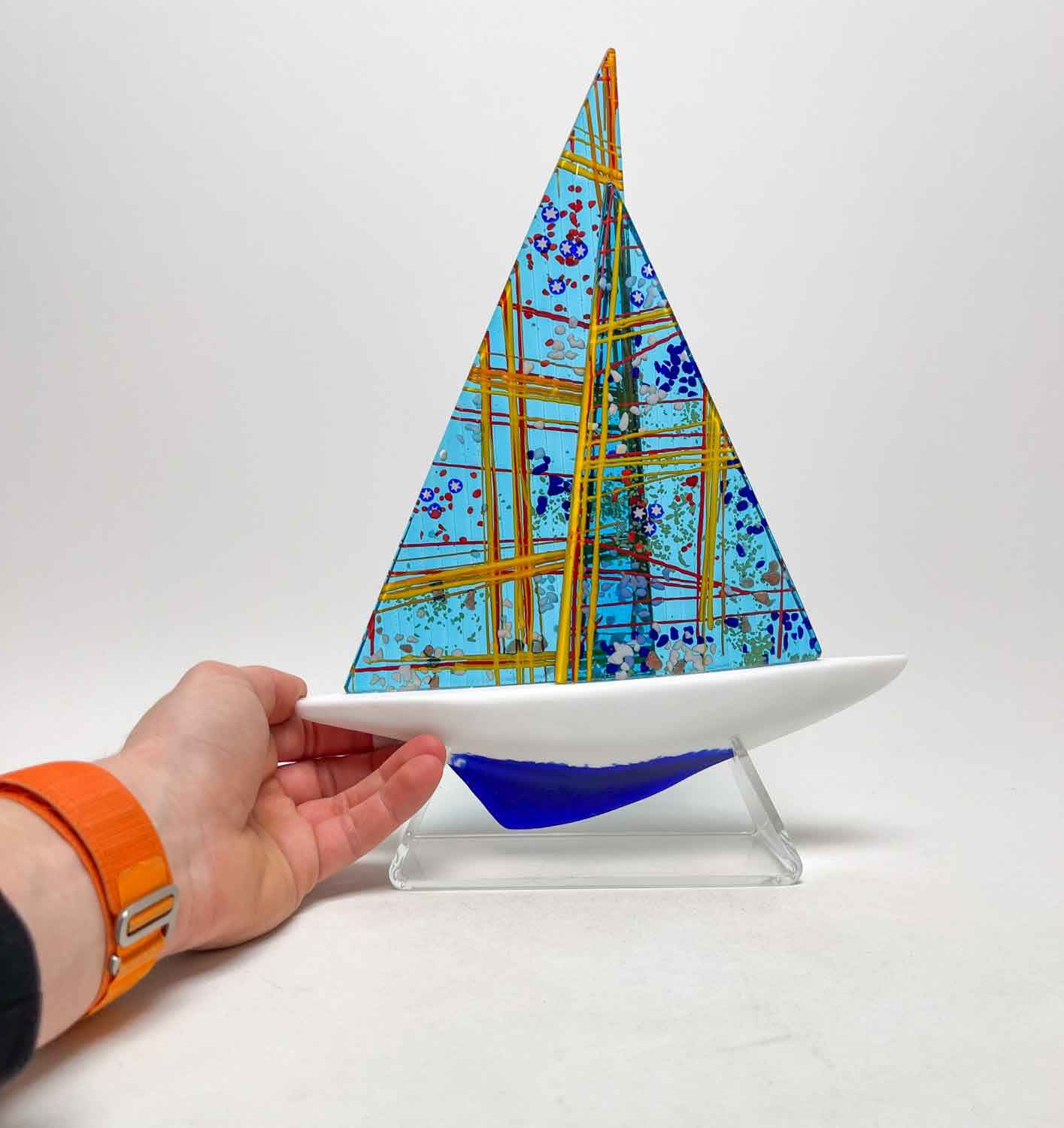 Sail Boat - Murano Glass