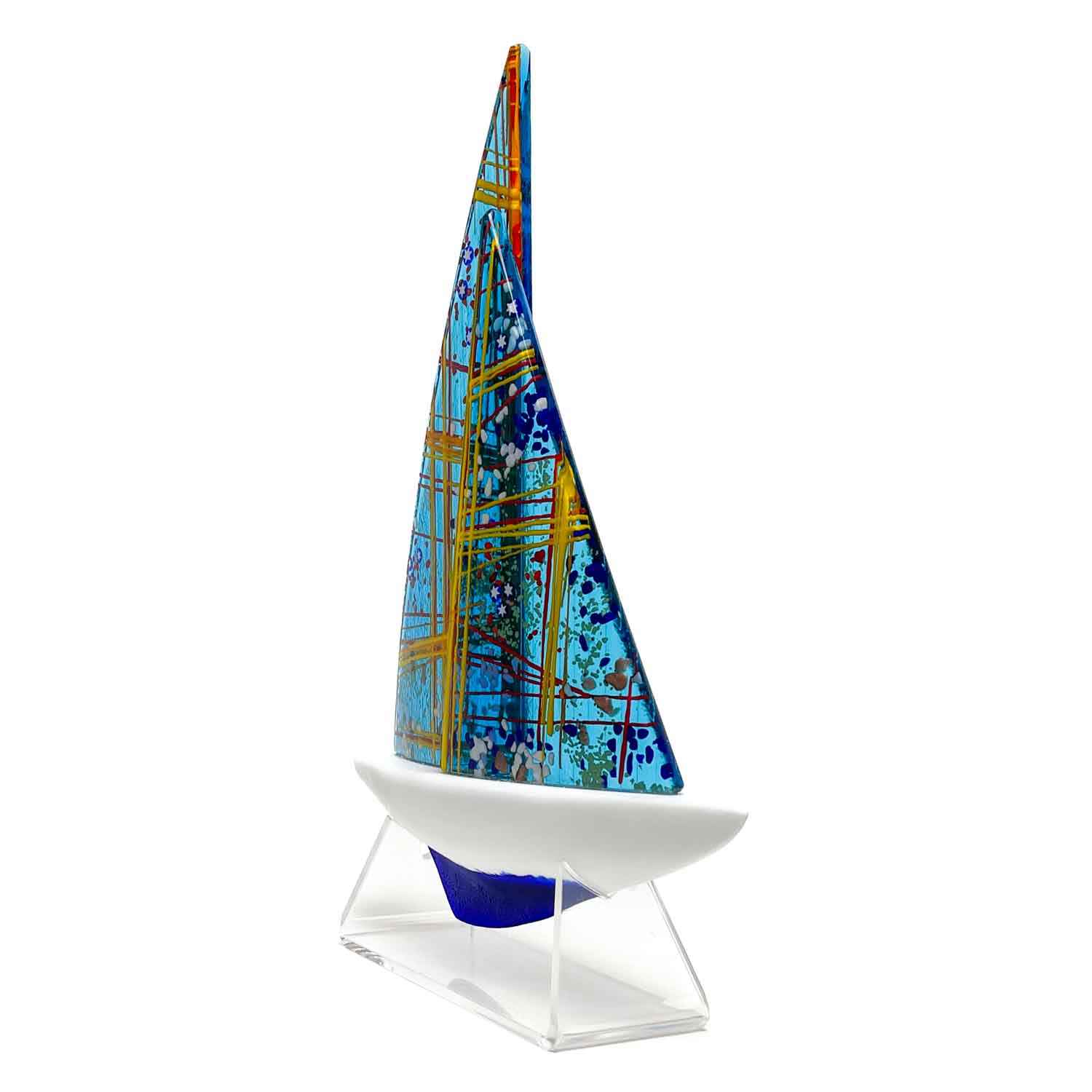 Sail Boat - Murano Glass