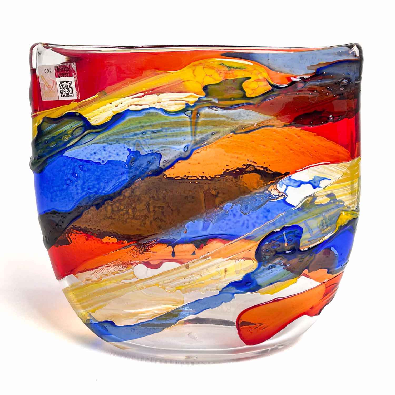 Hurricane Blown Vase - Murano Glass