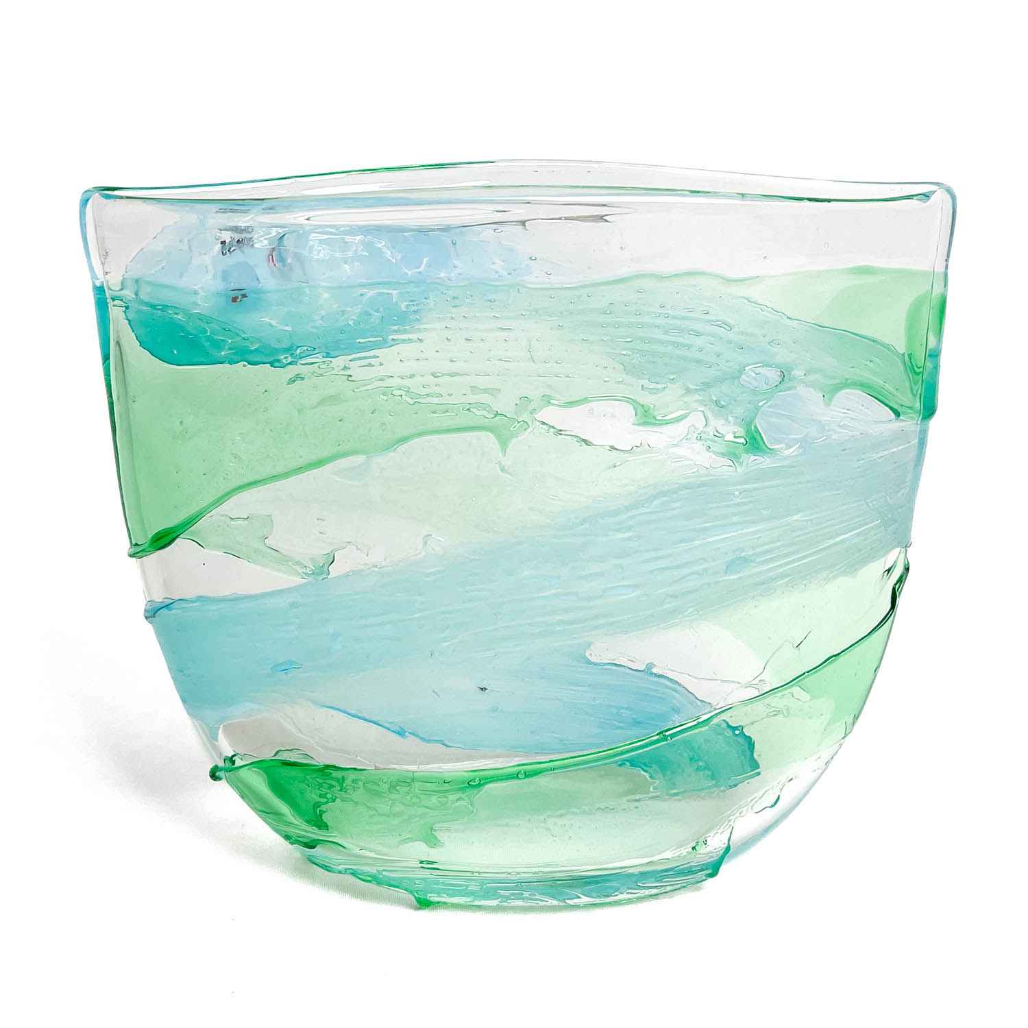 Hurricane Blown Vase - Murano Glass