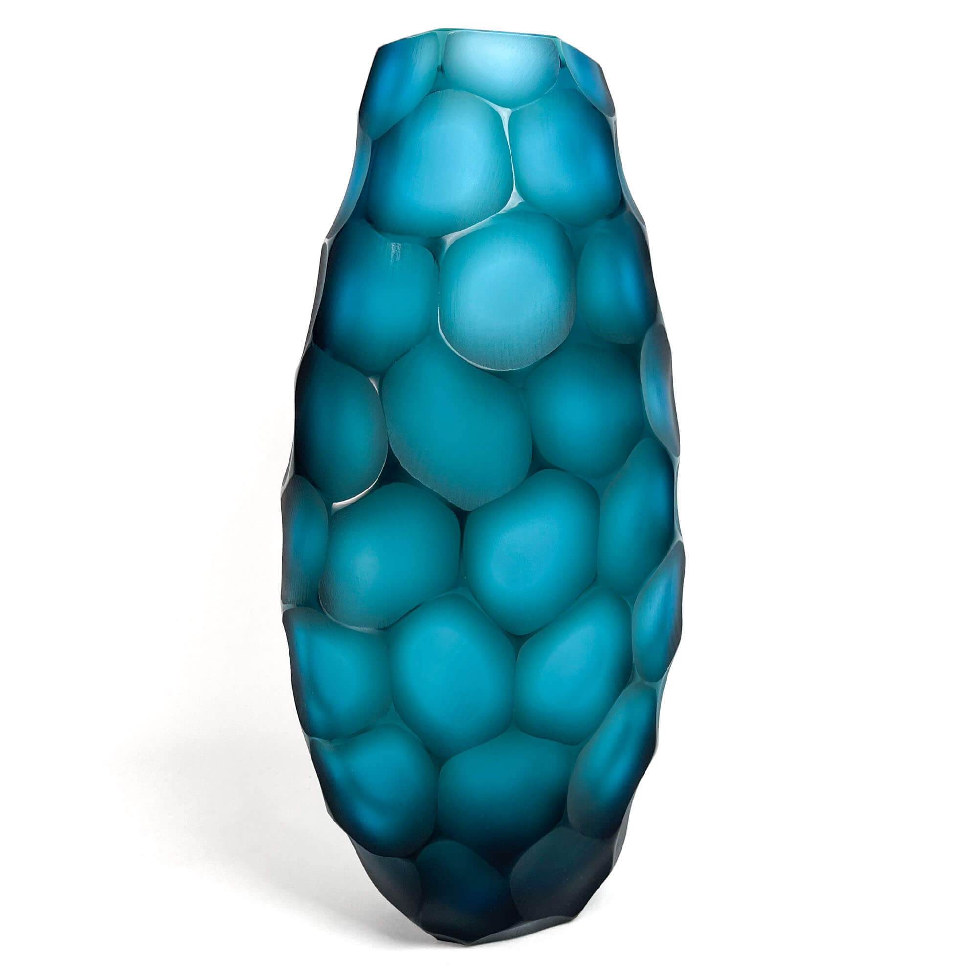 Pavone Vase Octanium - Murano Glass