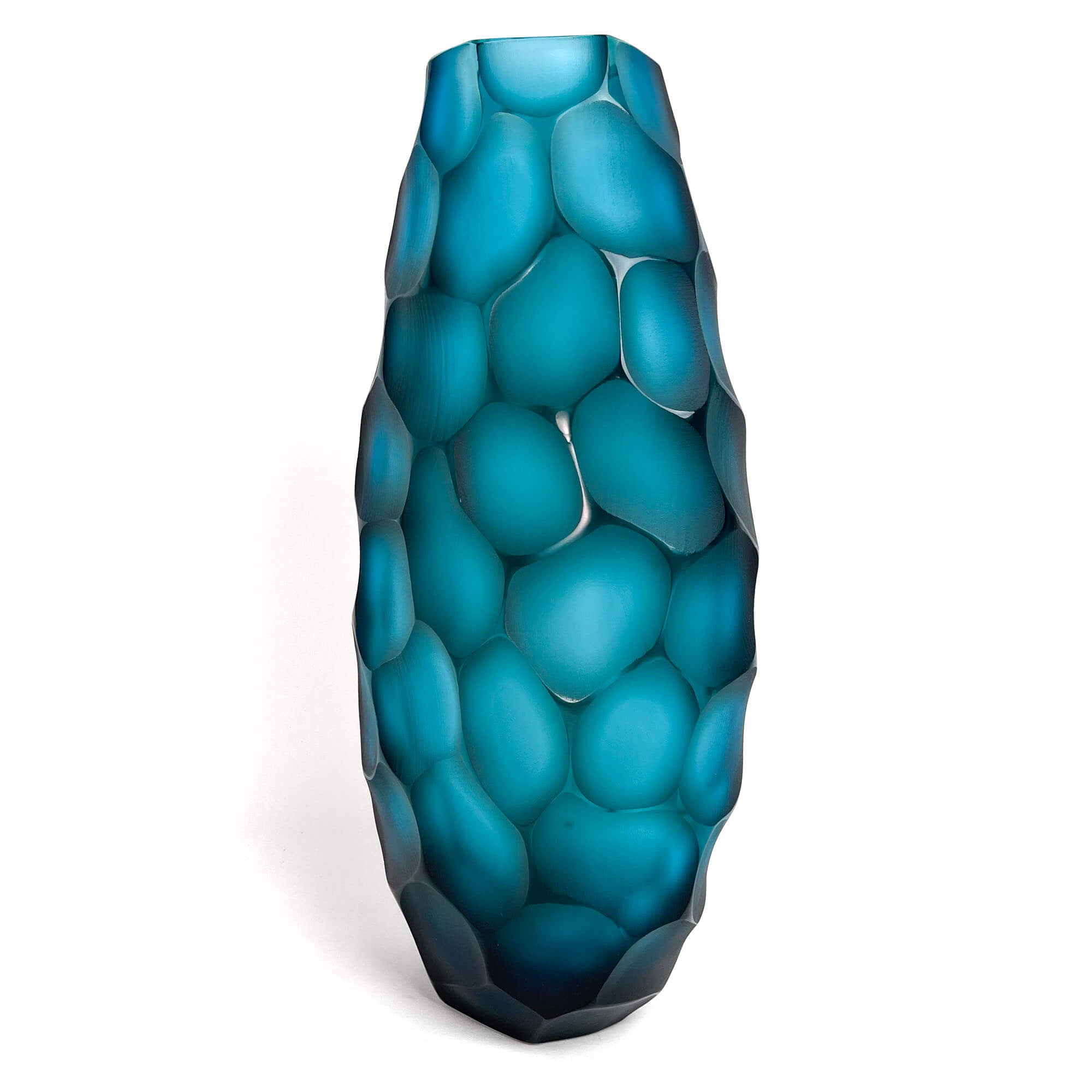 Pavone Vase Octanium - Murano Glass