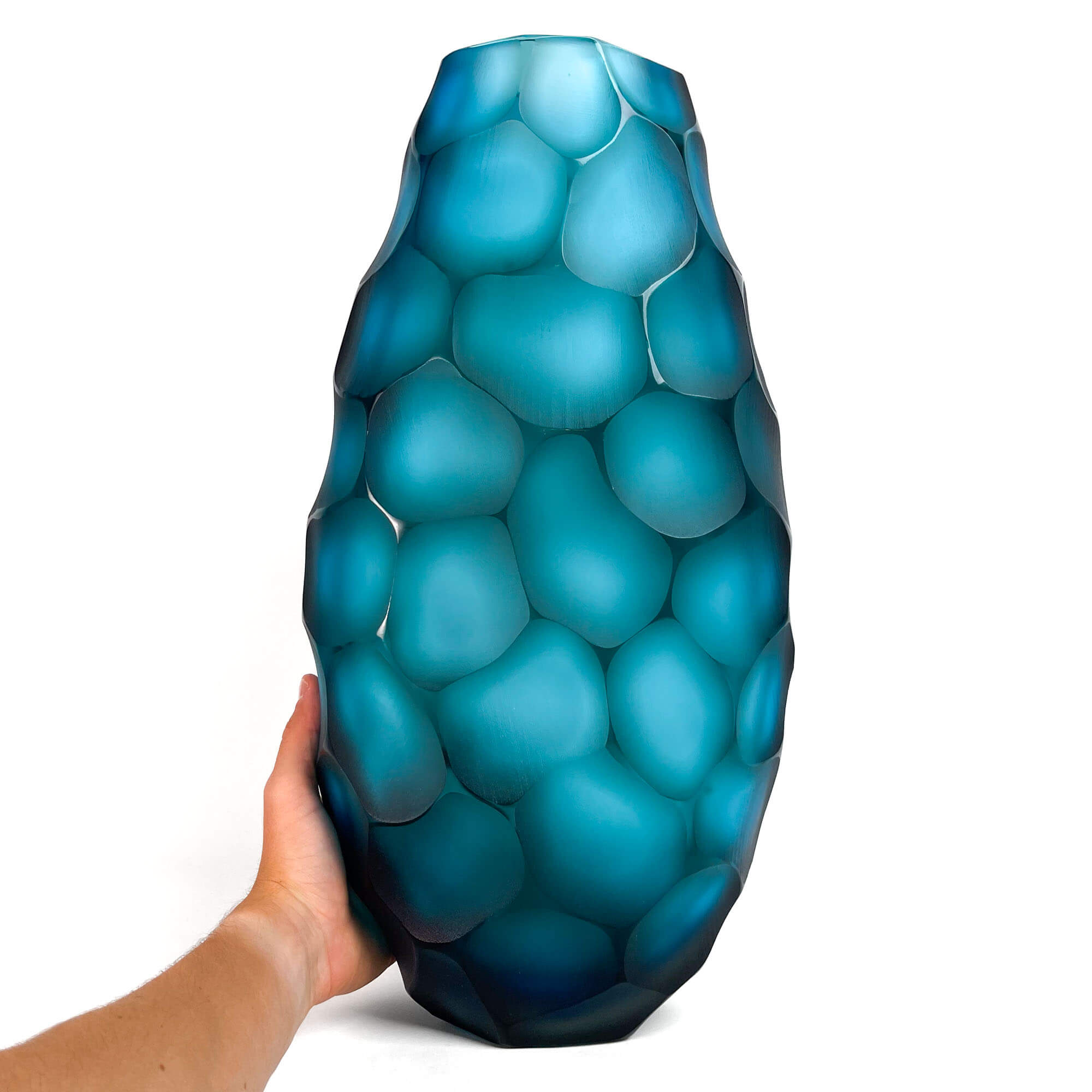 Pavone Vase Octanium - Murano Glass