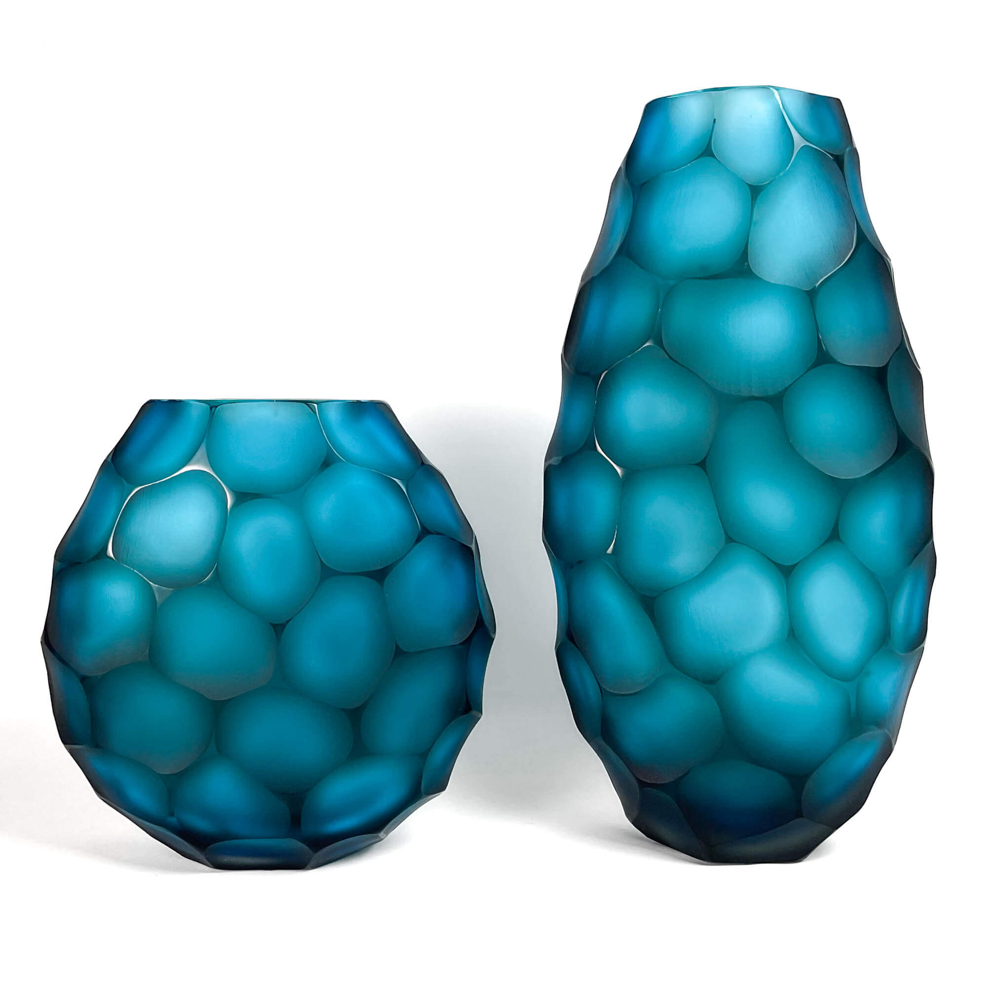 Pavone Vase Octanium - Murano Glass