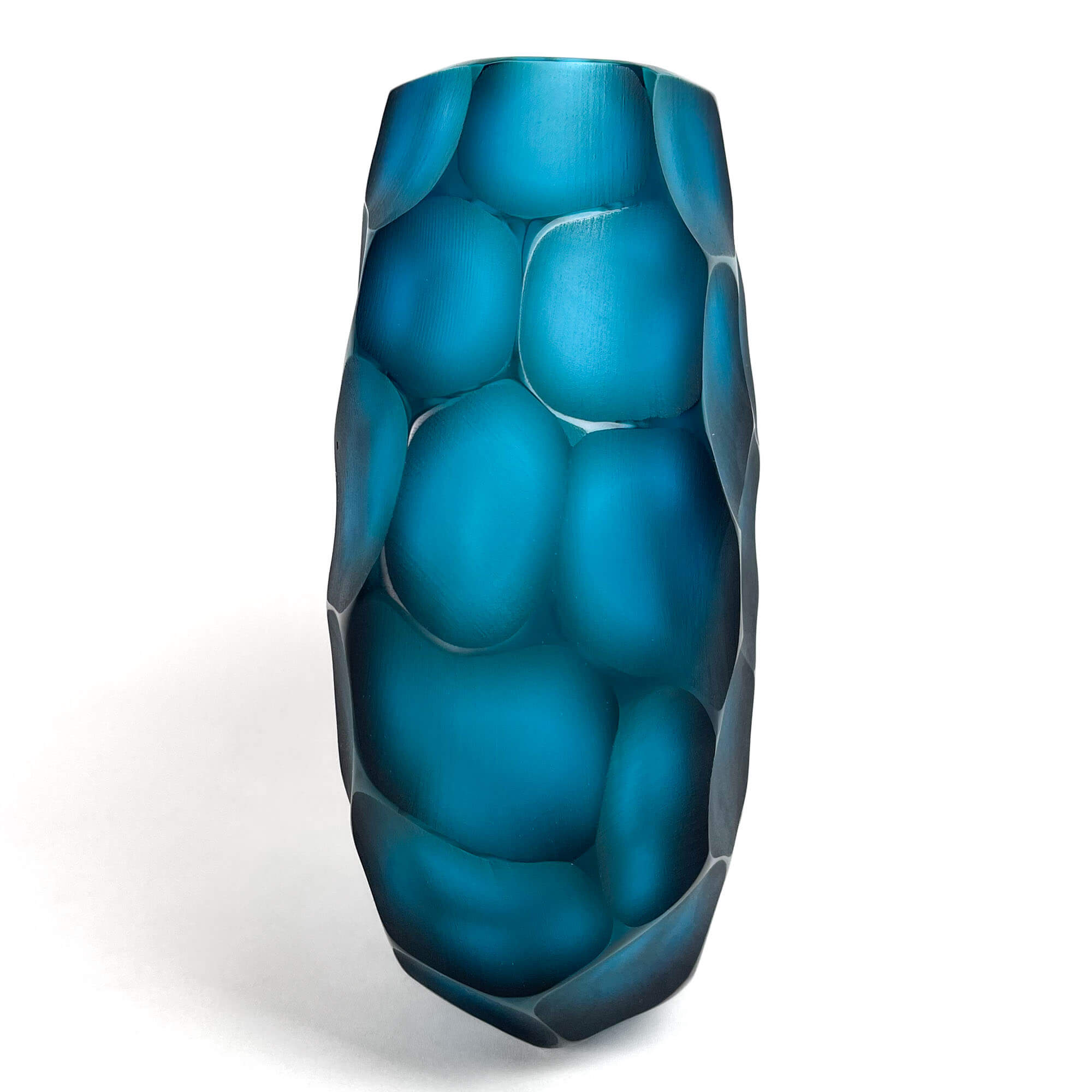 Pavone Vase Octanium - Murano Glass