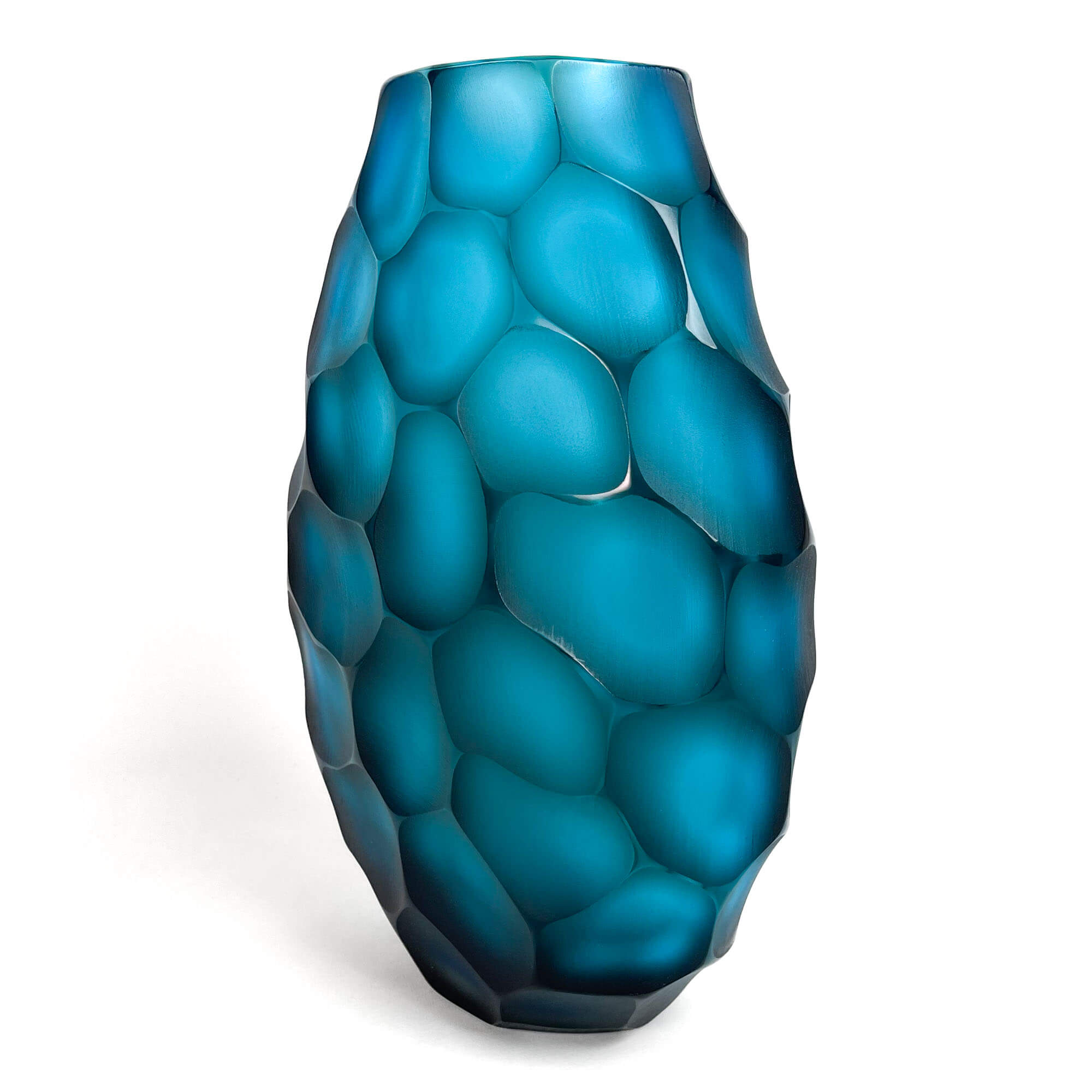 Pavone Vase Octanium - Murano Glass