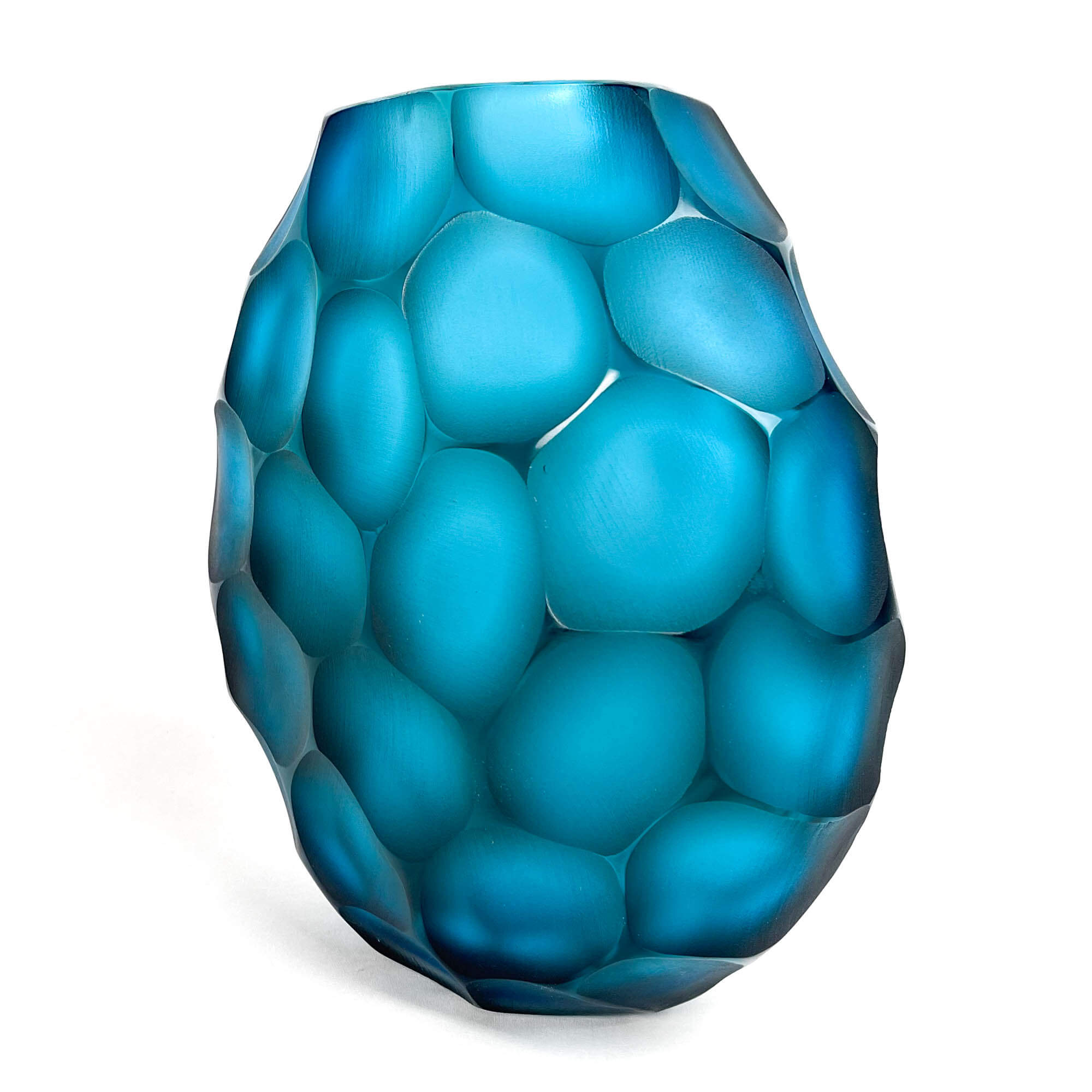 Pavone Vase Octanium - Murano Glass