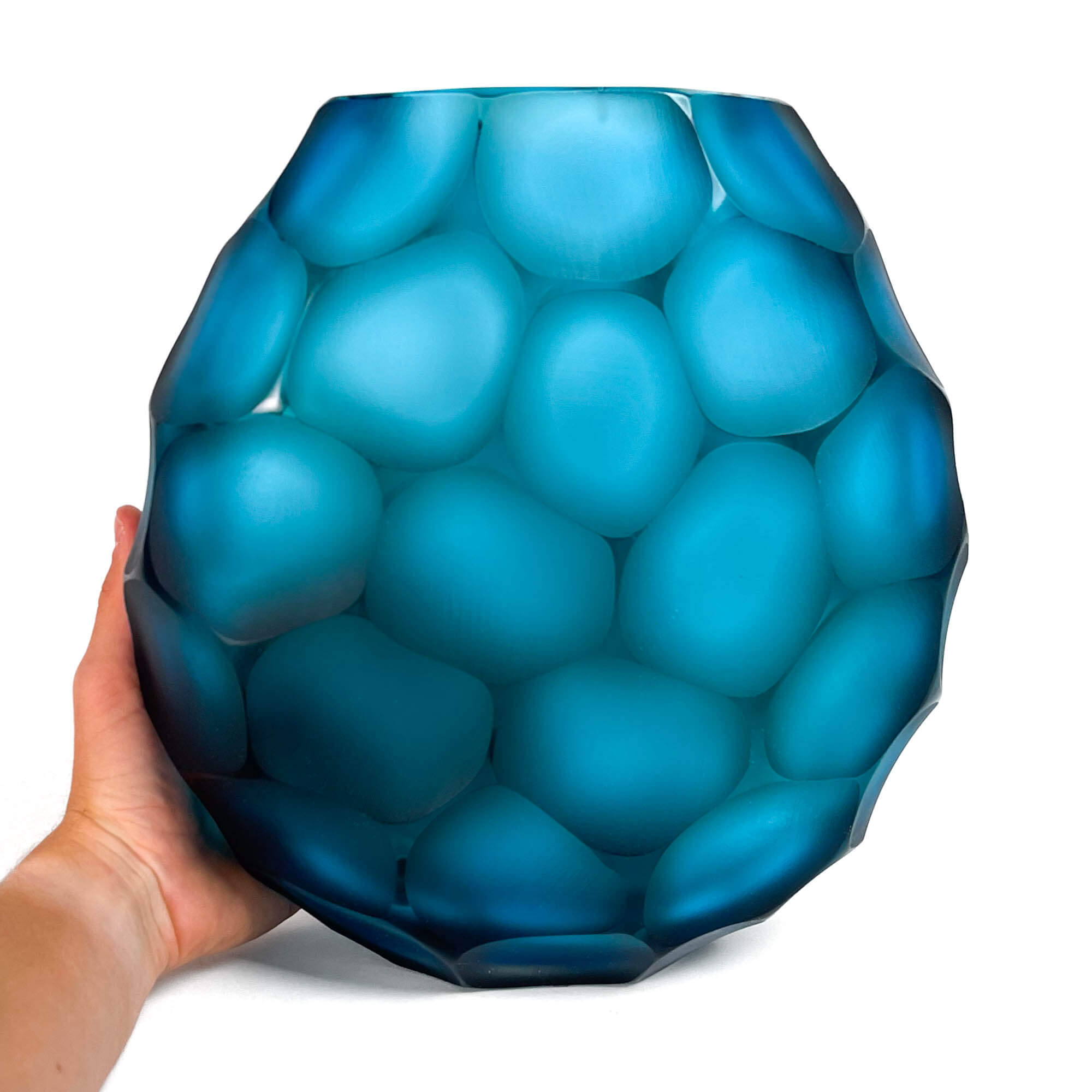 Pavone Vase Octanium - Murano Glass