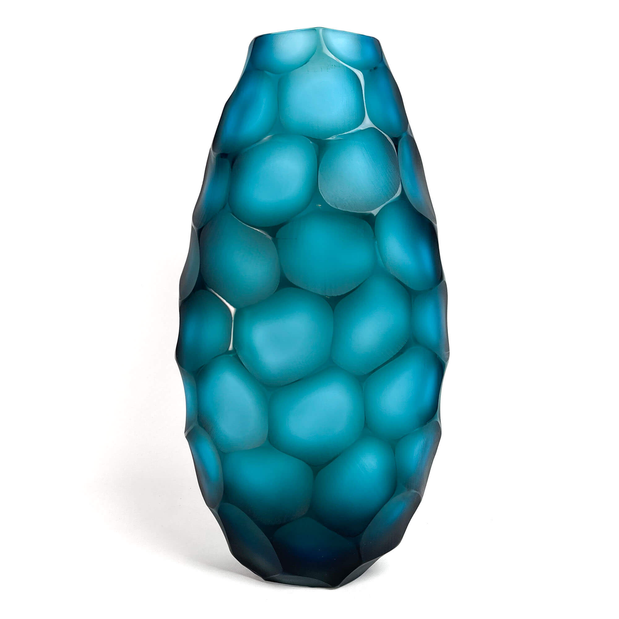 Pavone Vase Octanium - Murano Glass