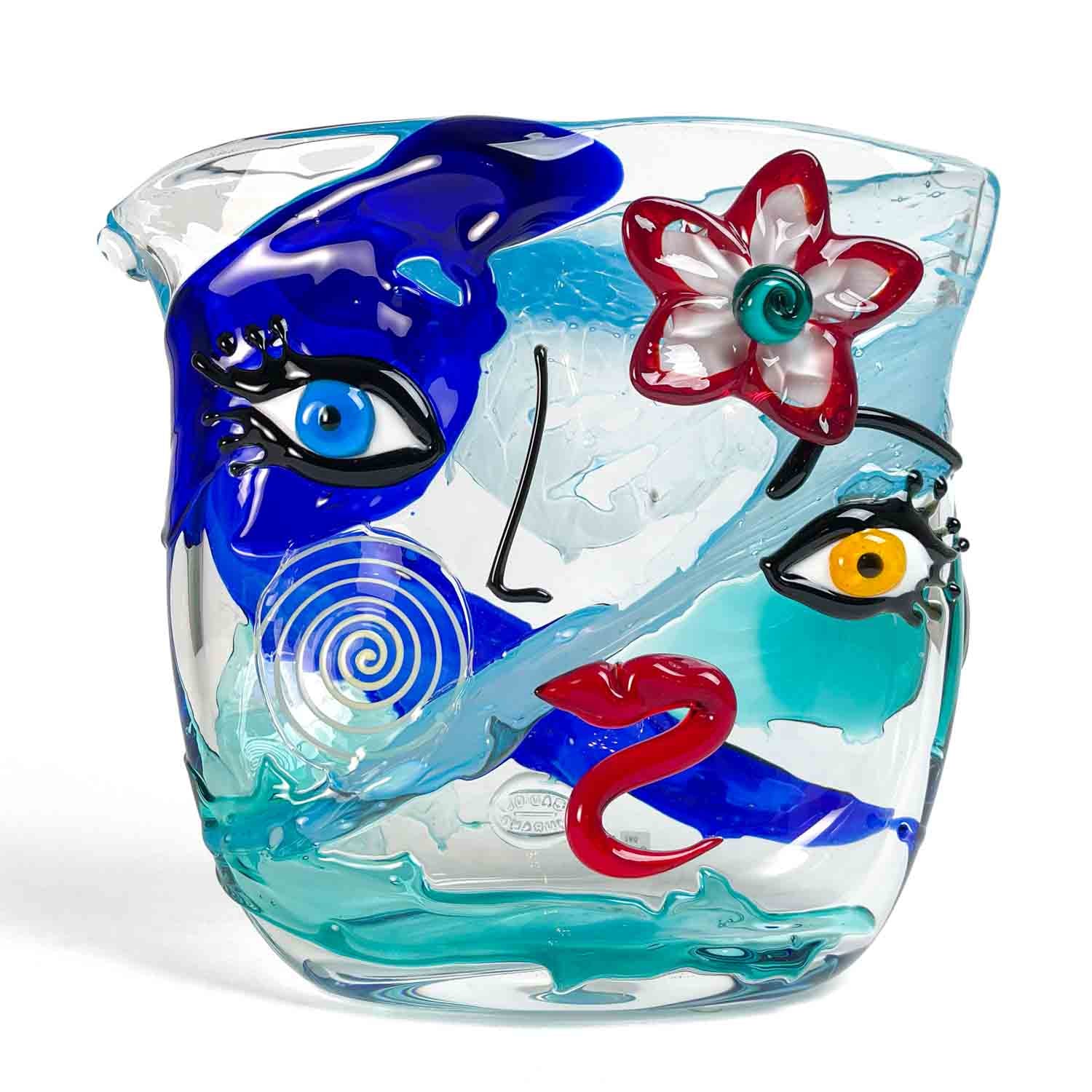 Vaso - Valentine - Vetro di Murano soffiato - Largo