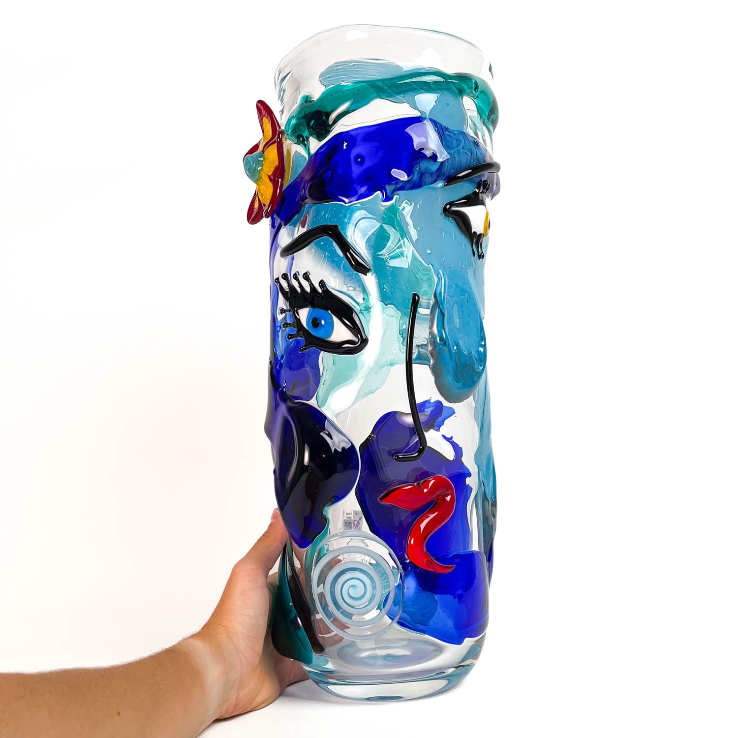 Vase - Valentine - Blown Murano glass - tall