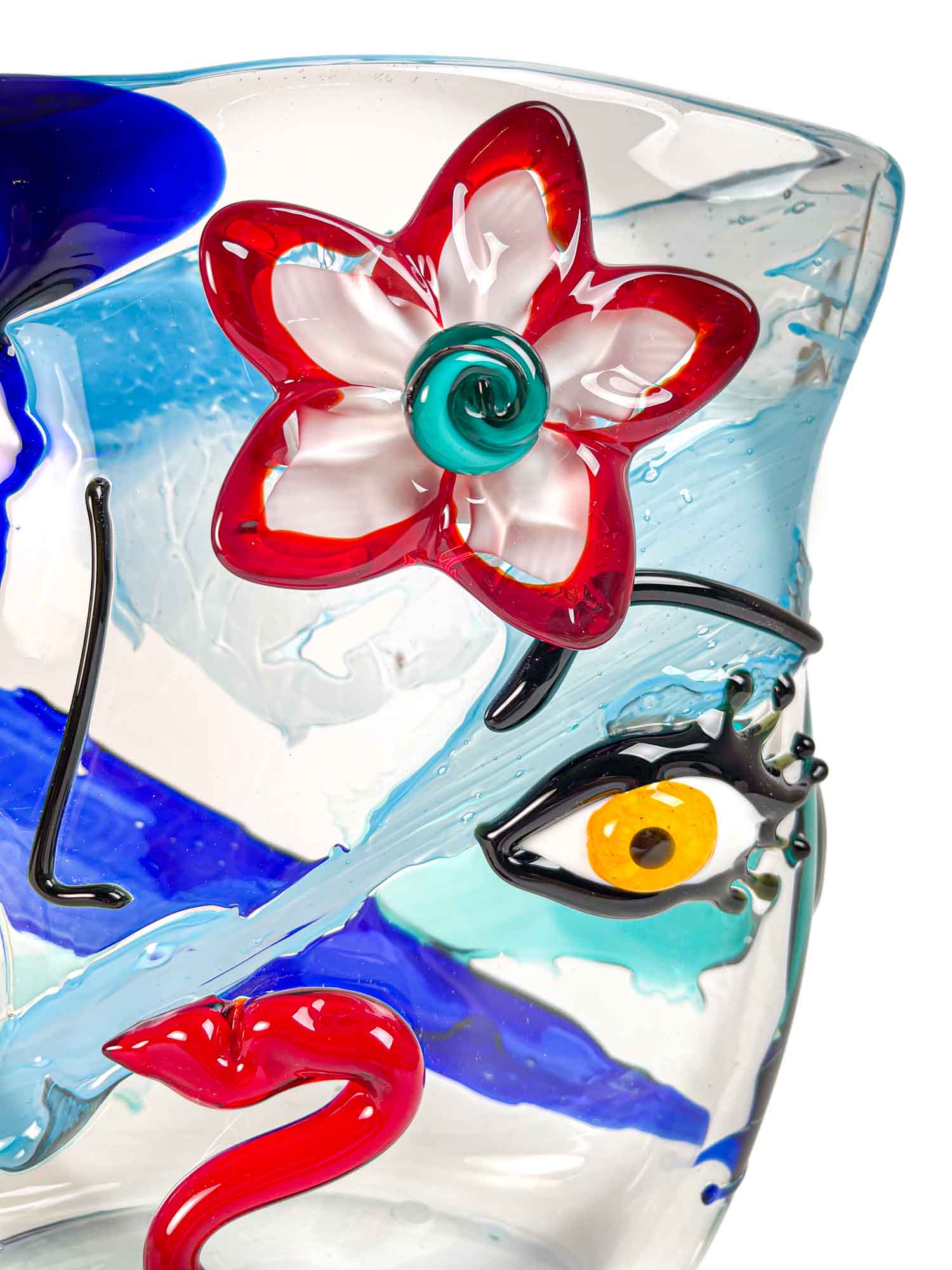 Vase - Valentine - Blown Murano glass - Wide