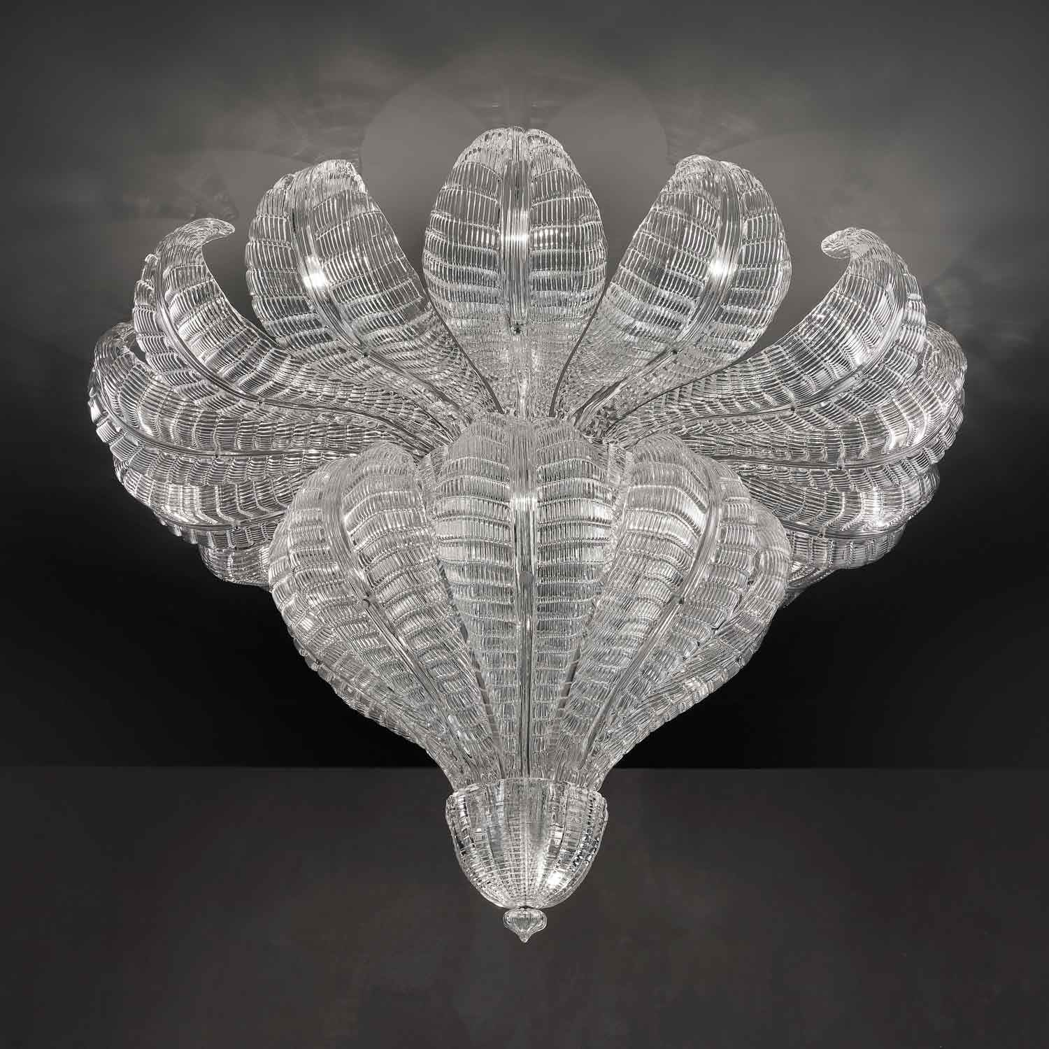 Two-tier Naga ceiling light - Murano Glass